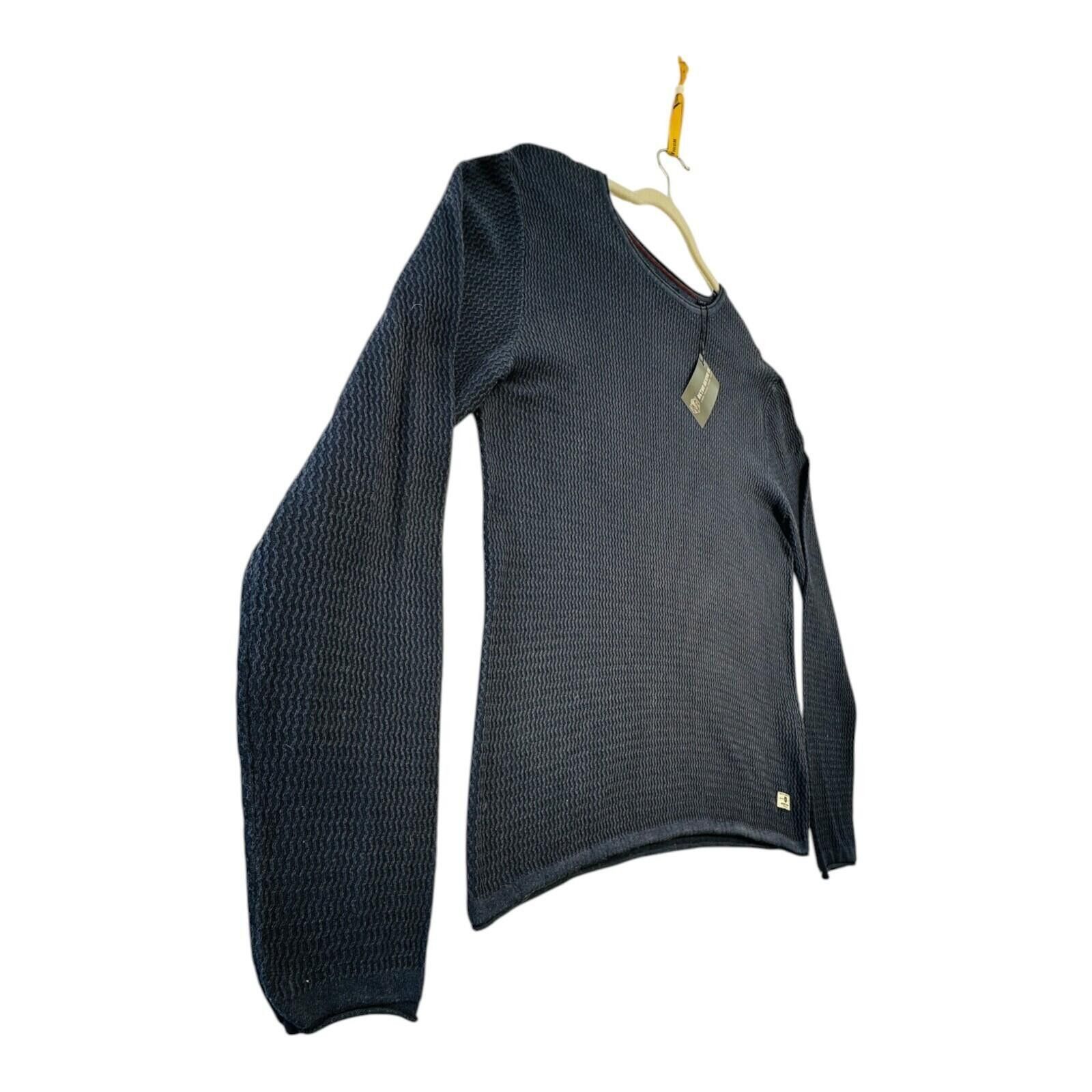 Jack & Jones Jack & Jones Jumper Men's UK Size XL Blue Textured Knit Size US XL / EU 56 / 4 - 7 Thumbnail