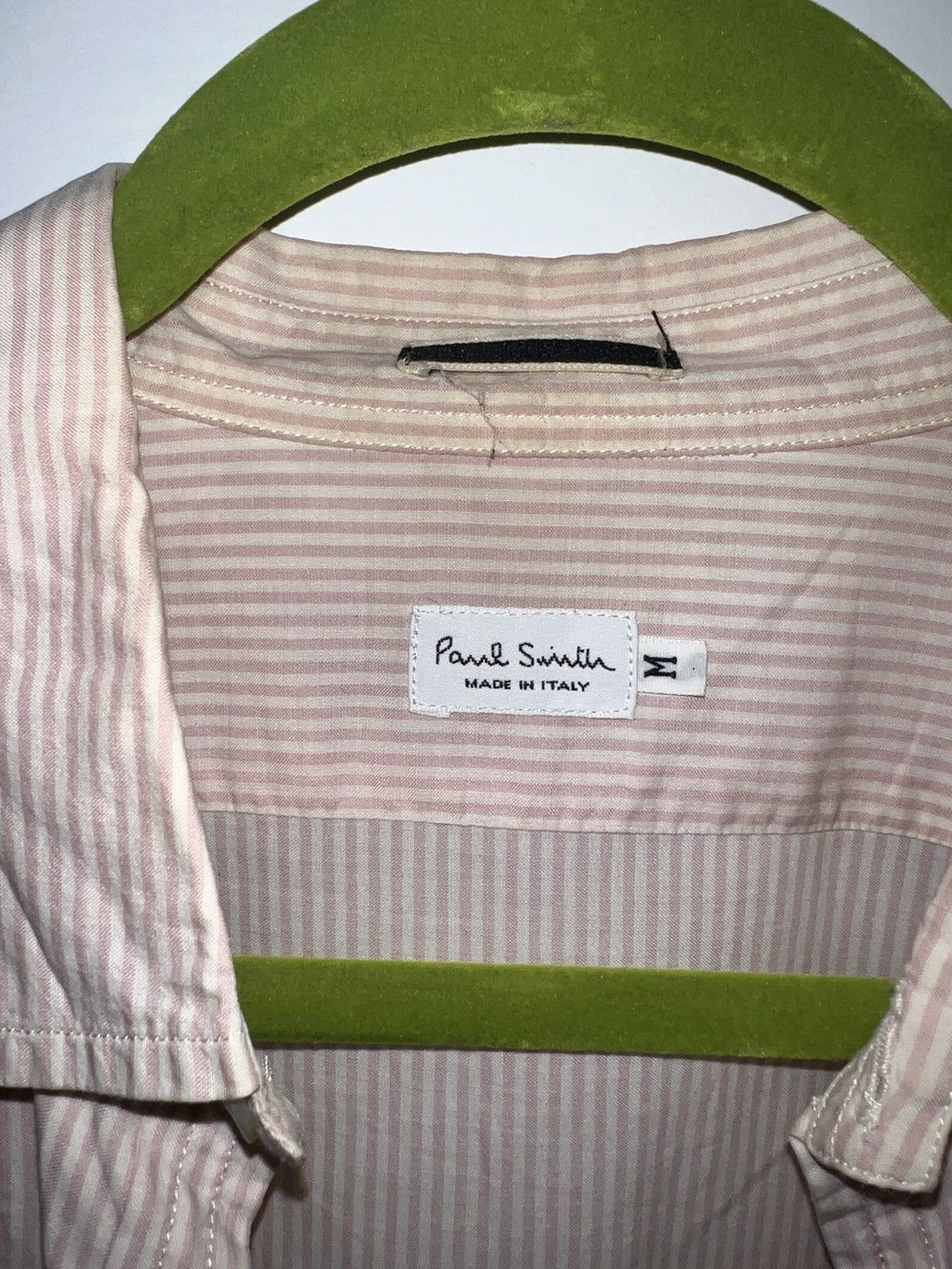 Paul Smith Pink and white striped button up shirt Size US M / EU 48-50 / 2 - 2 Thumbnail