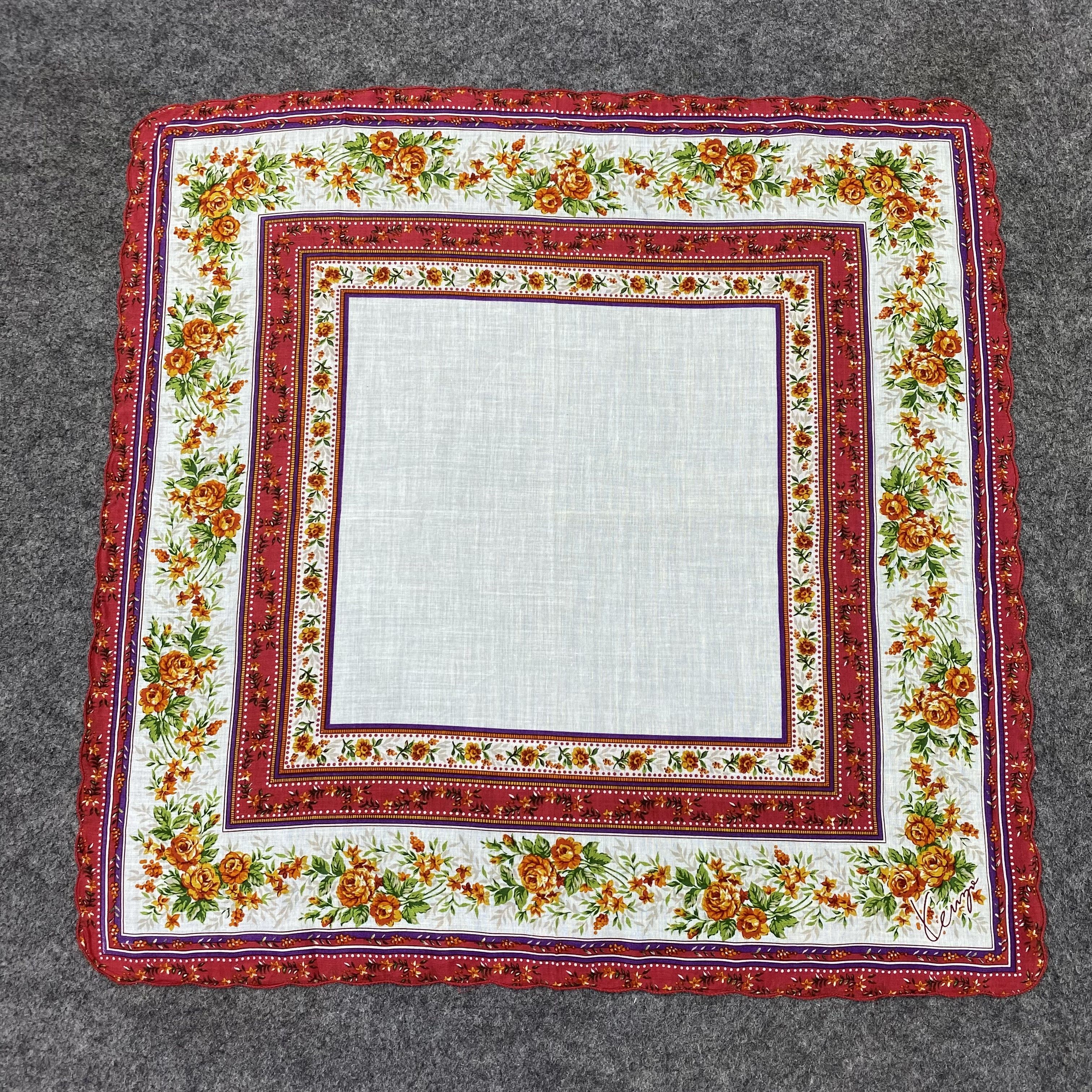 Kenzo Kenzo Handkerchief Neckerchief Bandana-B1961 Size ONE SIZE - 3 Thumbnail
