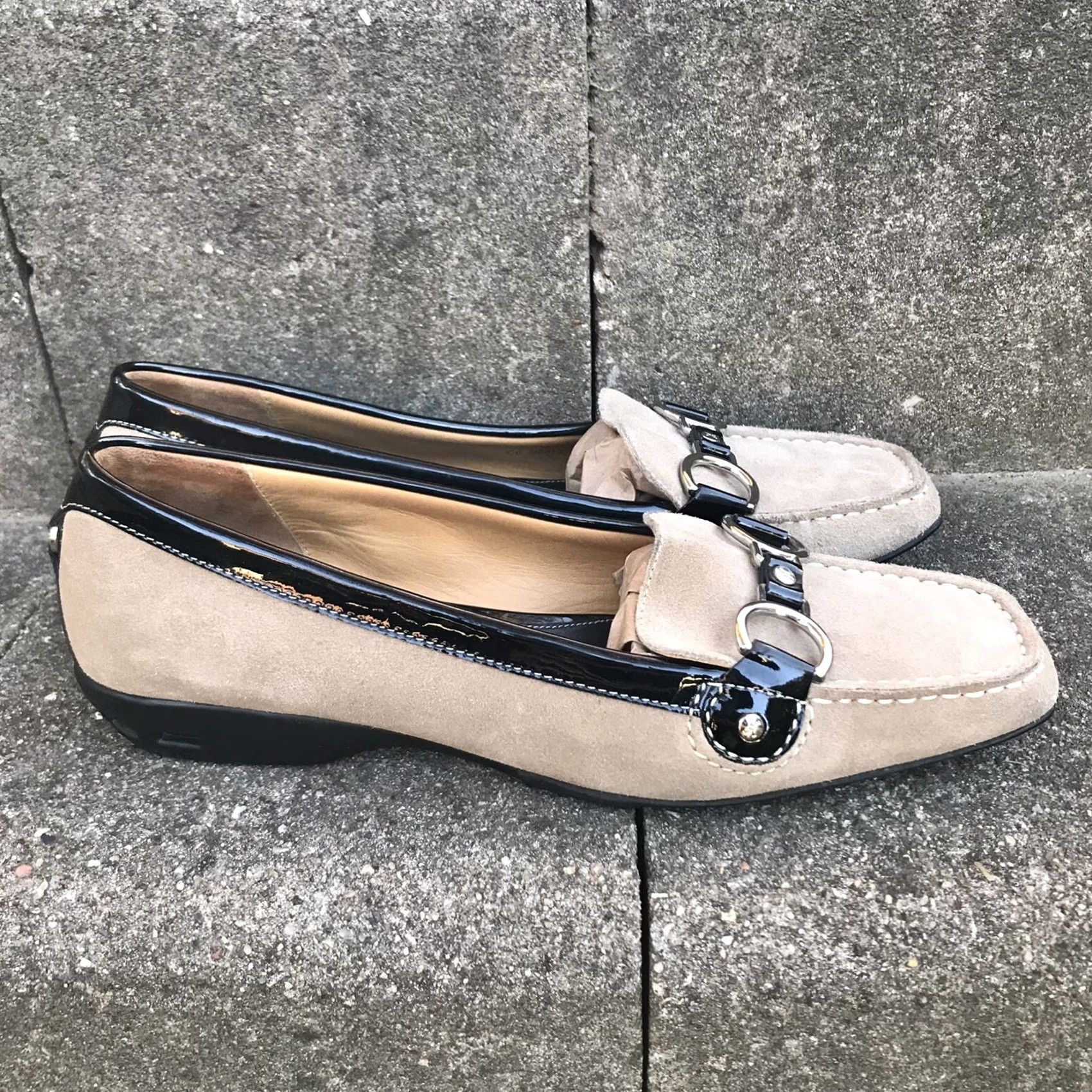 Cole Haan Cole Haan Brown Leather NikeAir Horsebit Slip-On Flats Loafers 7.5 AA Size US 8 / IT 38 - 2 Thumbnail