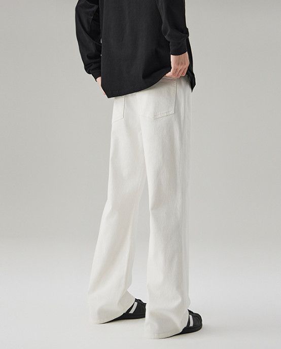Japanese Brand Japanese style retro men's loose casual flared jeans Size US 32 / EU 48 - 5 Thumbnail
