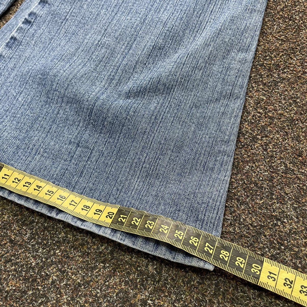 Vintage Y2K Vintage Flared Bootcut Jeans Light Wash Grunge Streetwea Size 34" / US 12 / IT 48 - 8 Thumbnail