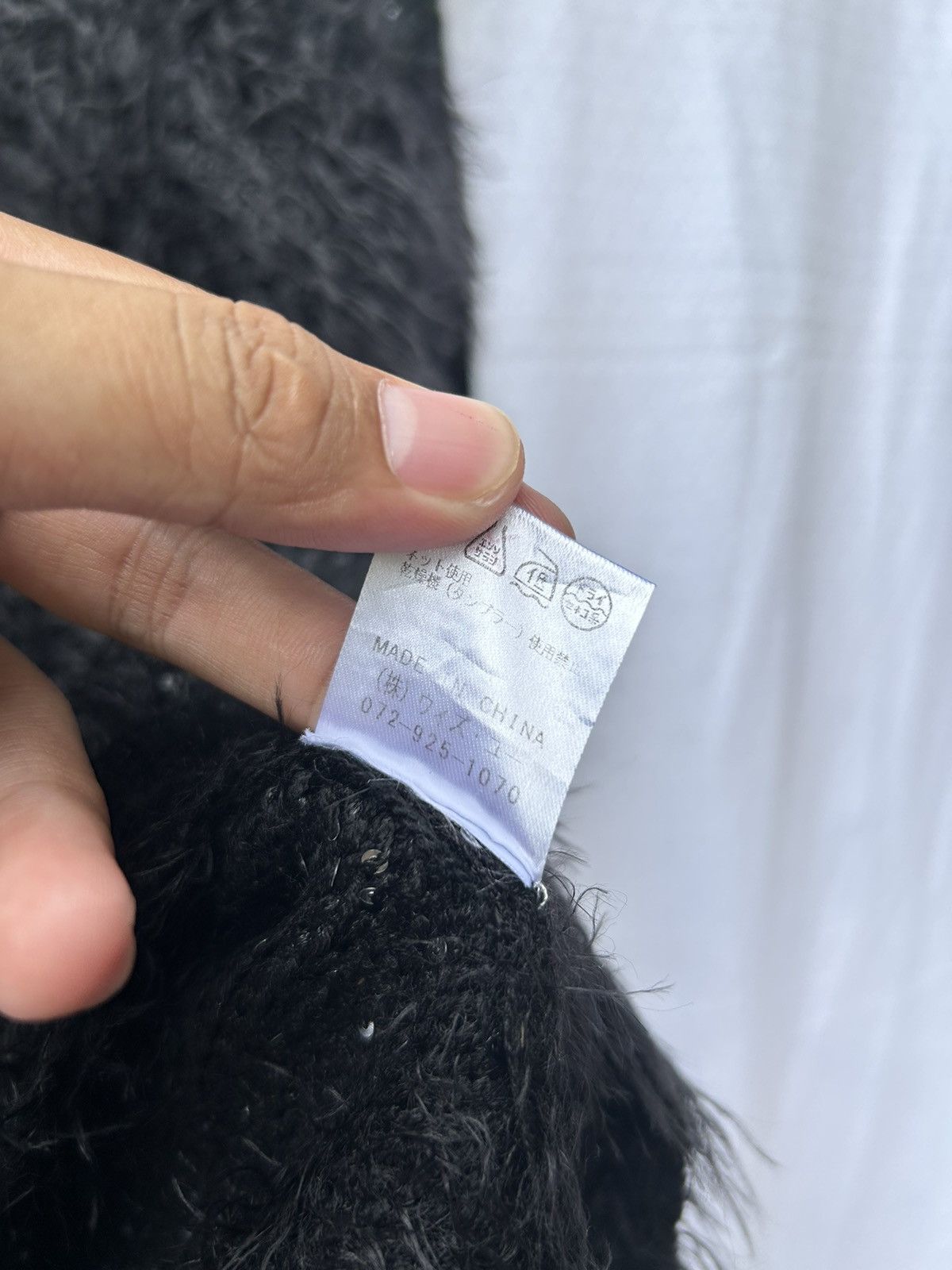 Japanese Brand Faux fur collar knit japanese style Ifsixwasnine lgb Size US L / EU 52-54 / 3 - 6 Thumbnail