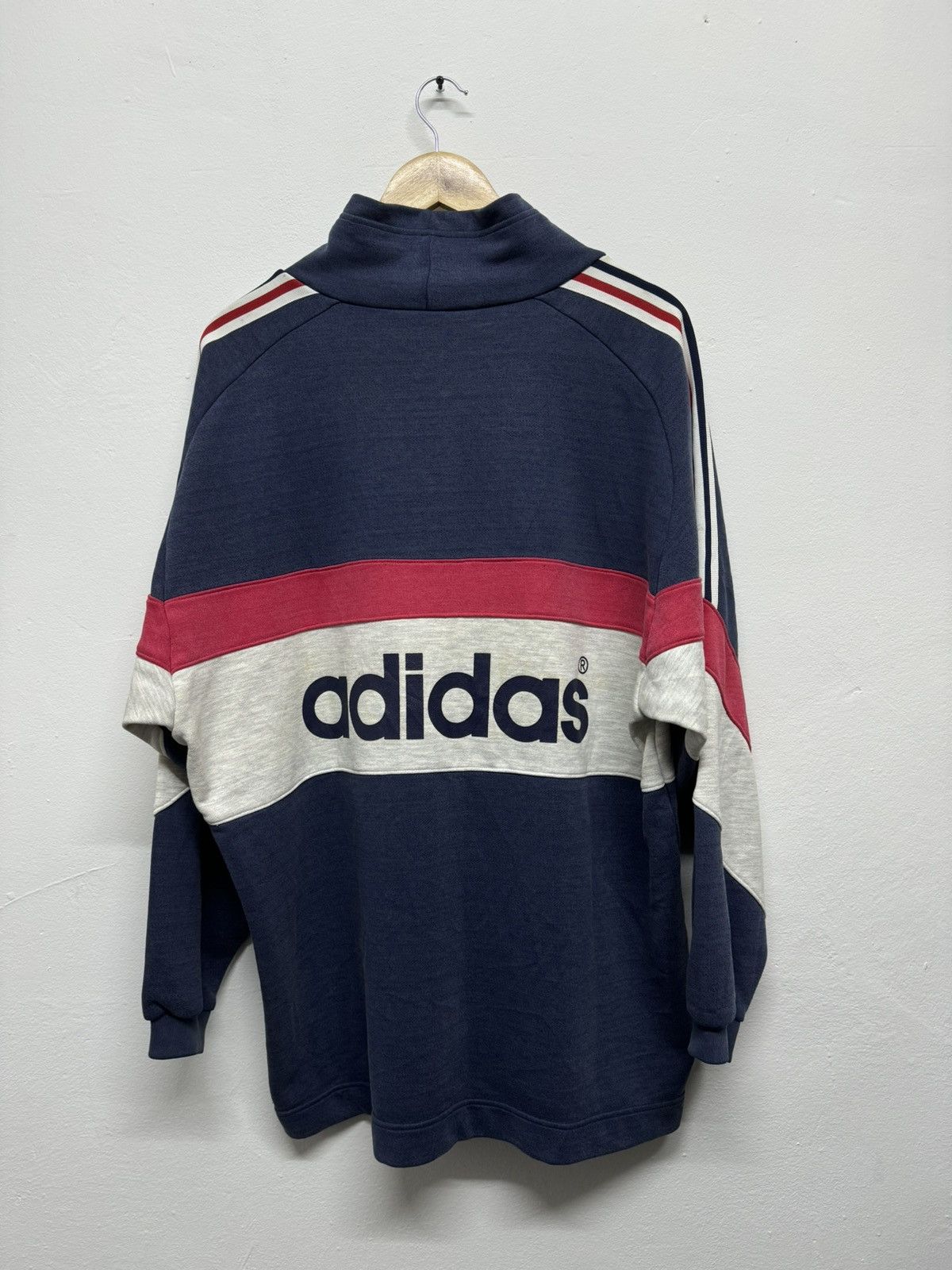 Adidas × Vintage Vintage Adidas Boxy Sweatshirt Size US XXL / EU 58 / 5 - 4 Thumbnail