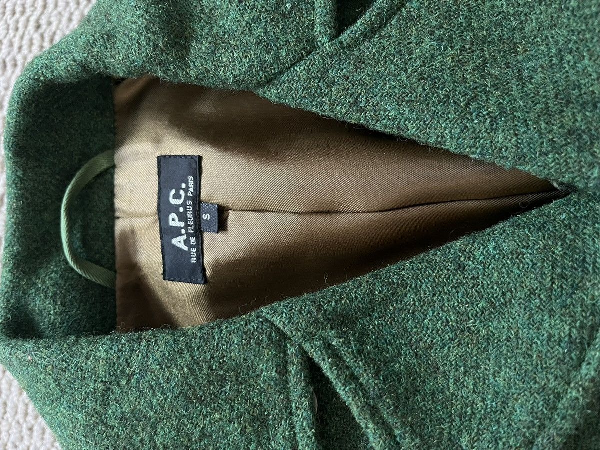 A.P.C. APC Wool Jacket, Size Small, in Green - Made in France Size US S / EU 44-46 / 1 - 5 Thumbnail