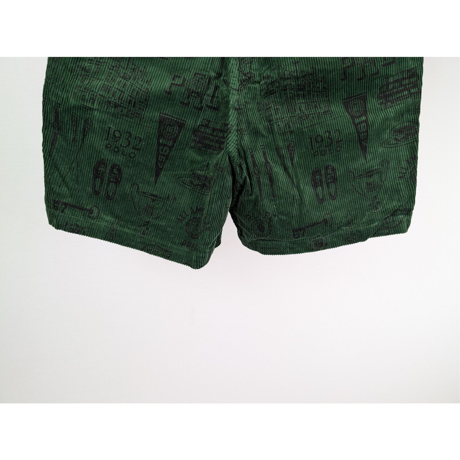 Polo Ralph Lauren o1rshd1 CC20 Velvet Shorts in Green Size US 32 / EU 48 - 12 Thumbnail