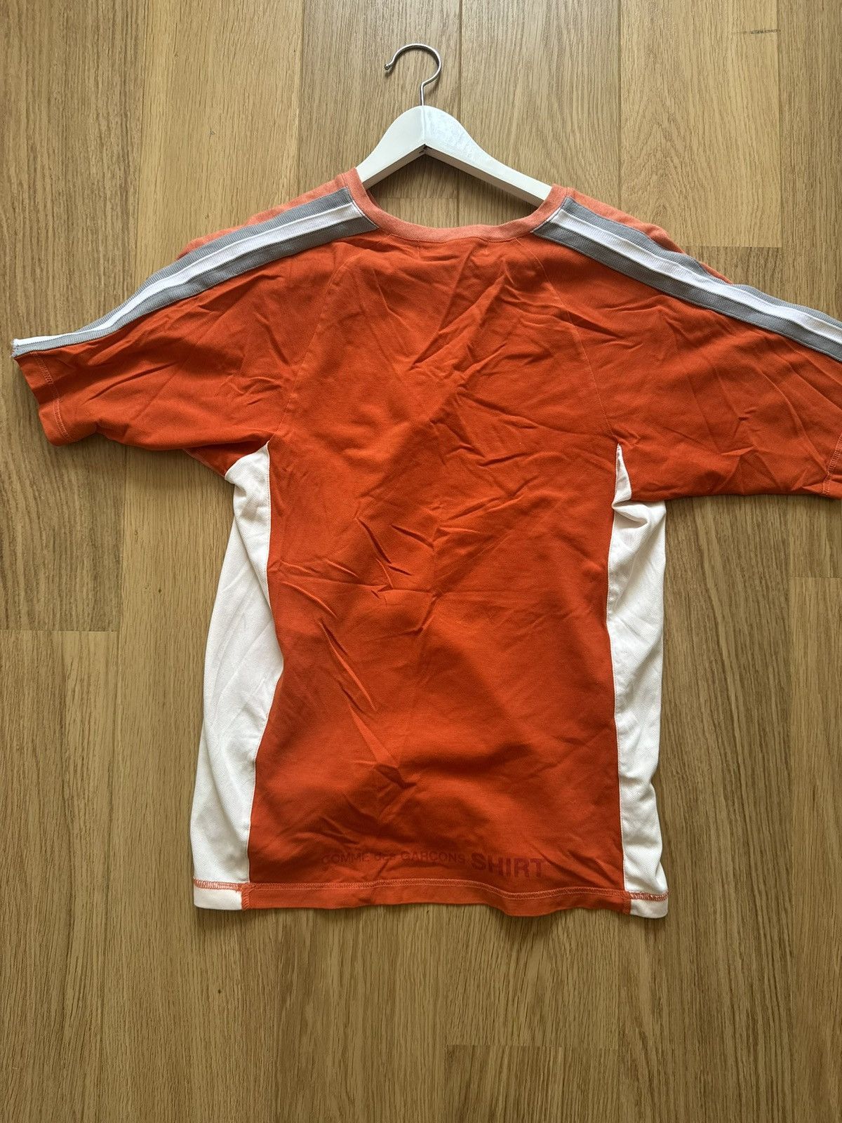 Comme des Garcons COMME des GARCONS SHIRT 2000s Orange Sport V-Neck Size US S / EU 44-46 / 1 - 4 Thumbnail