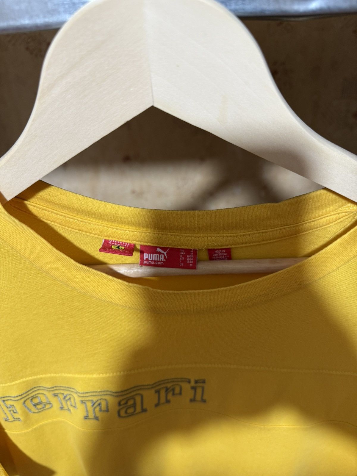 Ferrari × Formula 1 × Puma Vintage 90’s Puma Ferrari Racing Retro Formula Uno T-Shirt Size US L / EU 52-54 / 3 - 3 Thumbnail