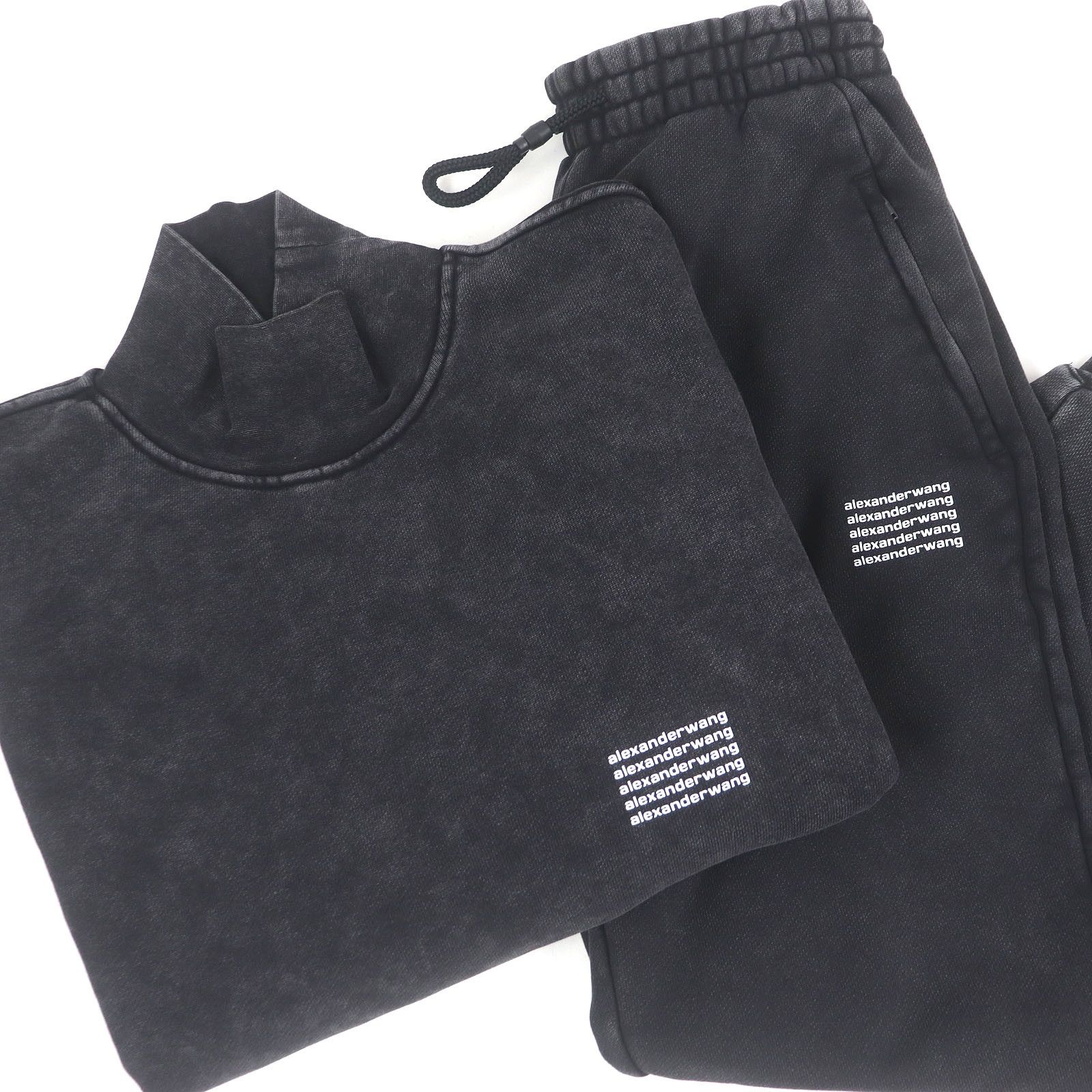 Other Other Alexander Wang Washed Sweatshirt Cotton Two-piece Set Cotton Sweatshirts & Hoodies Size ONE SIZE - 1 Thumbnail