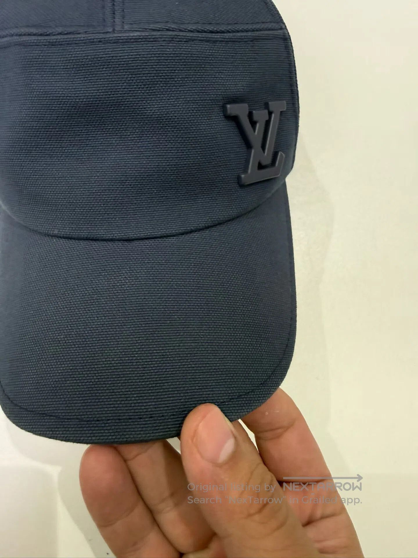 Louis Vuitton Louis Vuitton Blue Metal Logo Baseball Cap| Size ONE SIZE - 2 Thumbnail