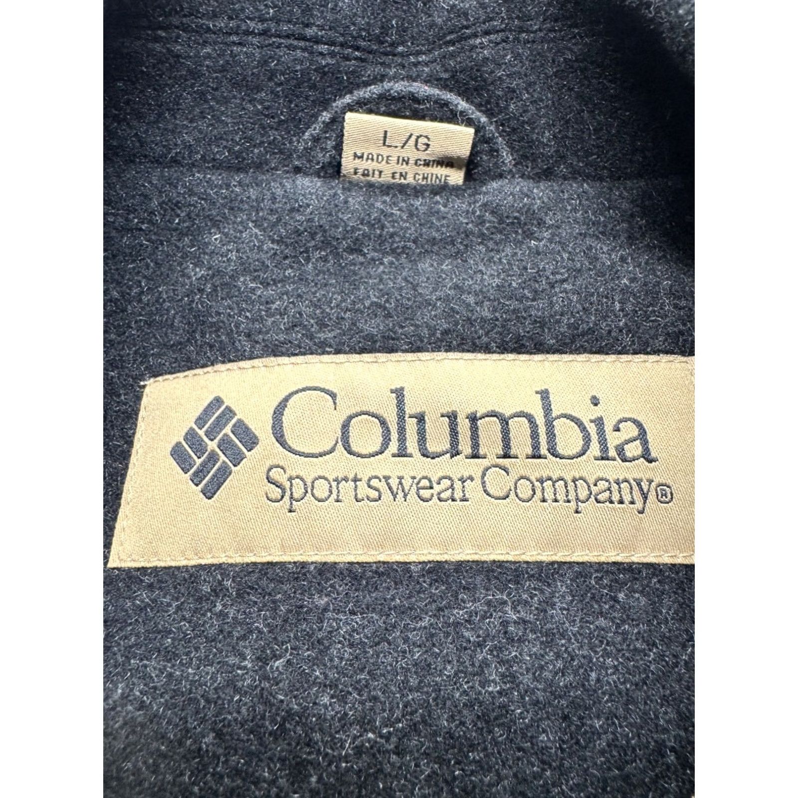 Vintage Columbia Mens Bomber Jacket Wool Blend Gray L Zipper Front Pockets Outdoor Winter Fall Spring Size US L / EU 52-54 / 3 - 3 Thumbnail