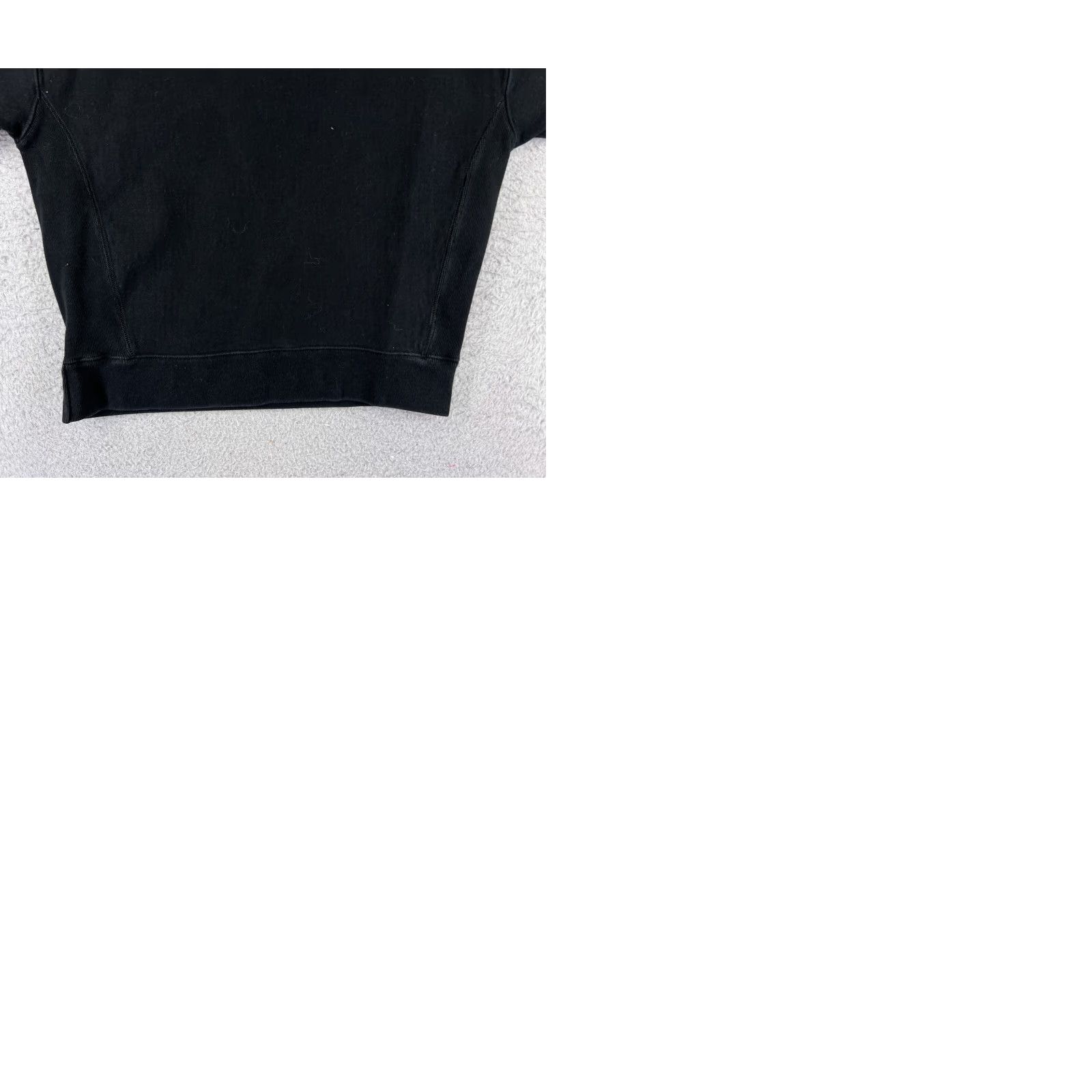 Champion Champion Adult Medium Black Spellout Crop Reverse Weave Crew Neck Sweater Mens Size US M / EU 48-50 / 2 - 10 Thumbnail