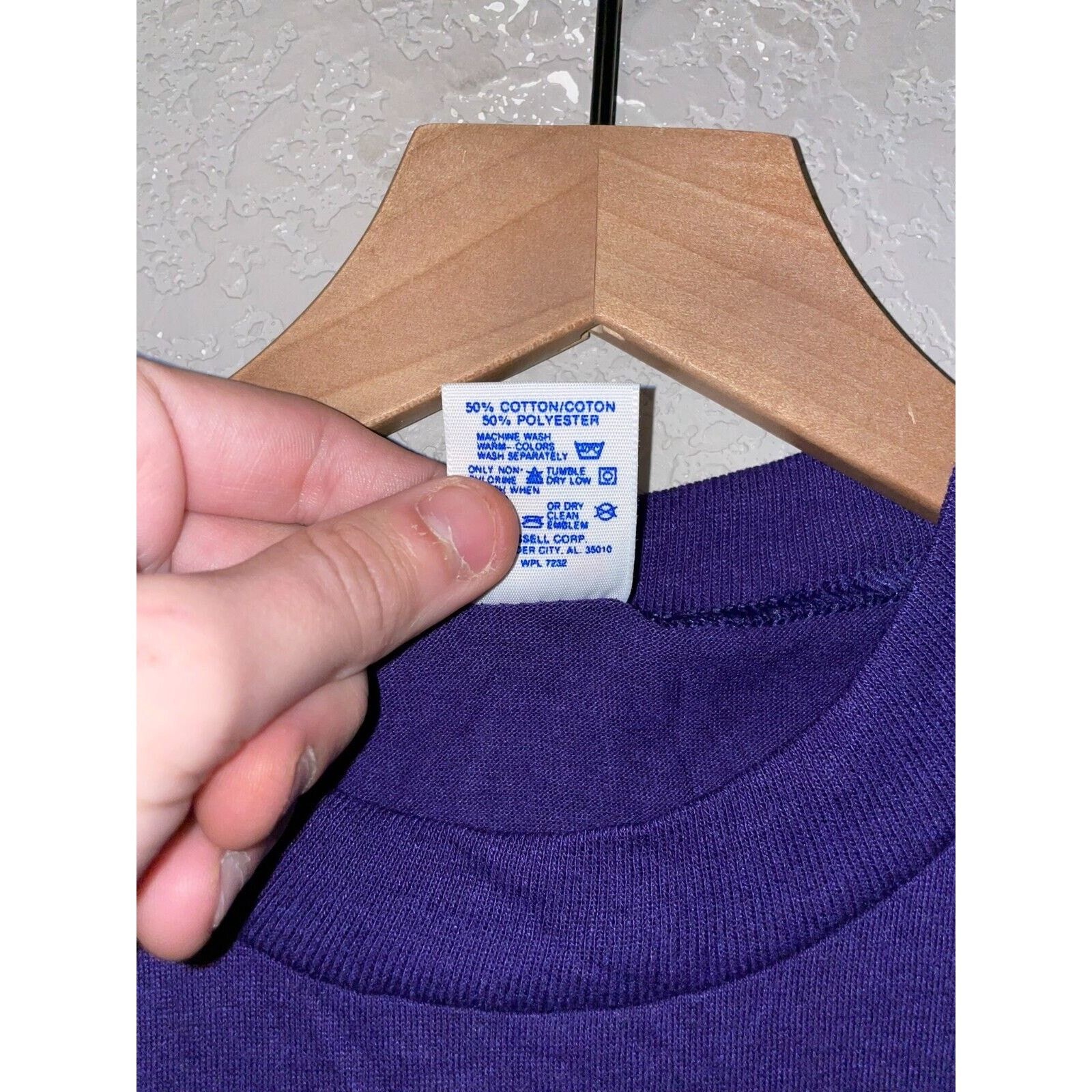 Jerzees Vintage Taos Shirt Mountains Purple Graphic Tee VTG 90s M Size US M / EU 48-50 / 2 - 9 Thumbnail