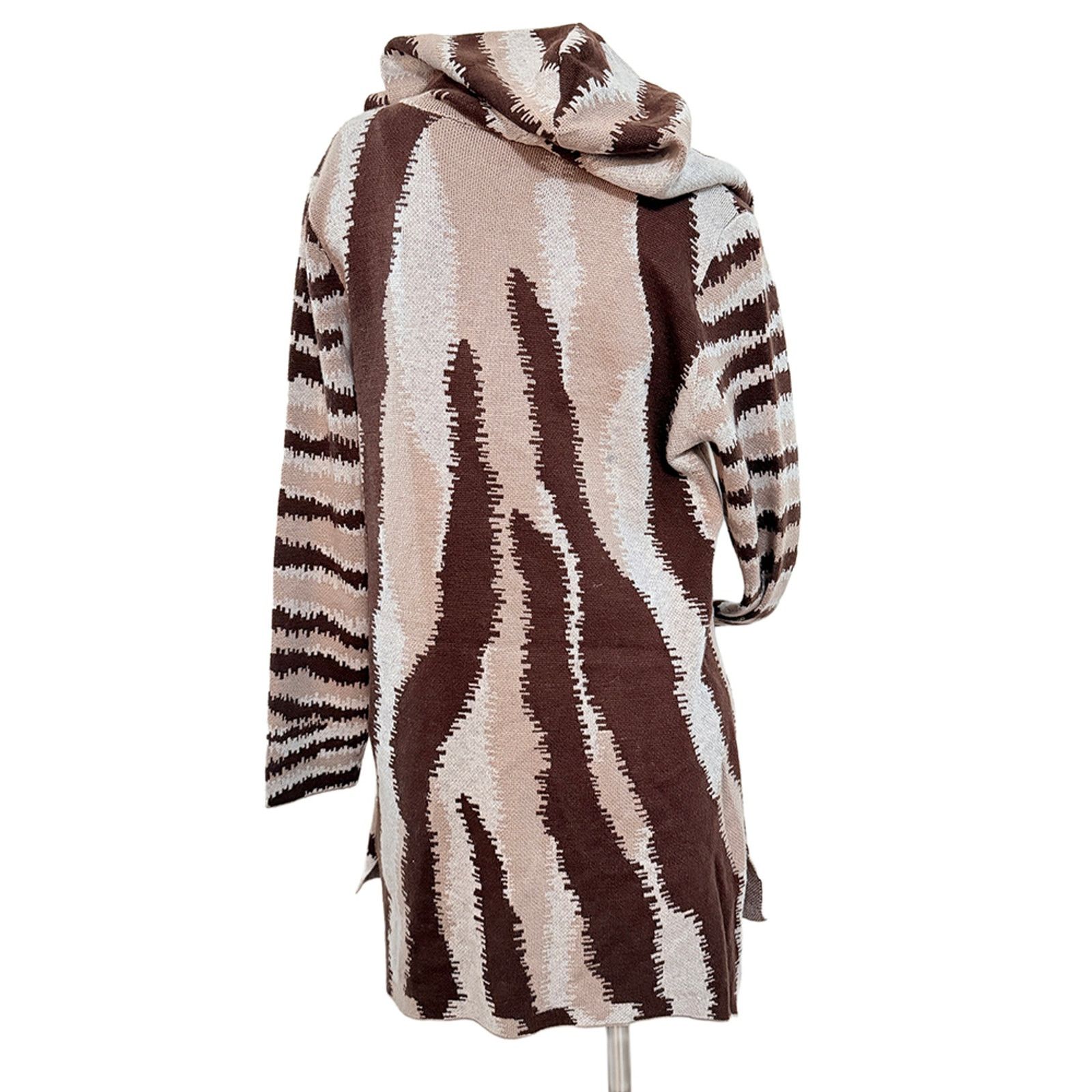Other Hooded Waterfall sweatercoat long duster XLarge Size XL / US 12-14 / IT 48-50 - 2 Thumbnail