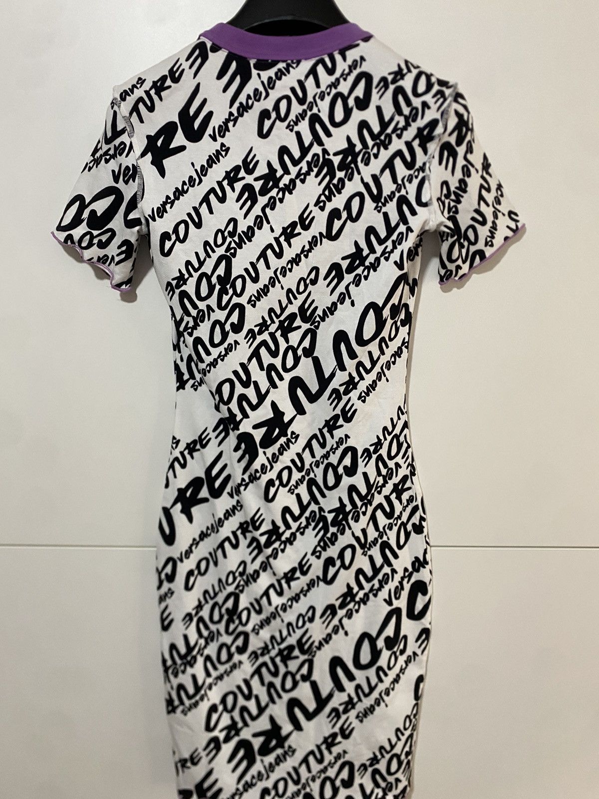 Versace Jeans Couture Print Logo Brushed Versace Jeans Culture Jersey T-Shirt, XS, Size XS / US 0-2 / IT 36-38 - 9 Thumbnail