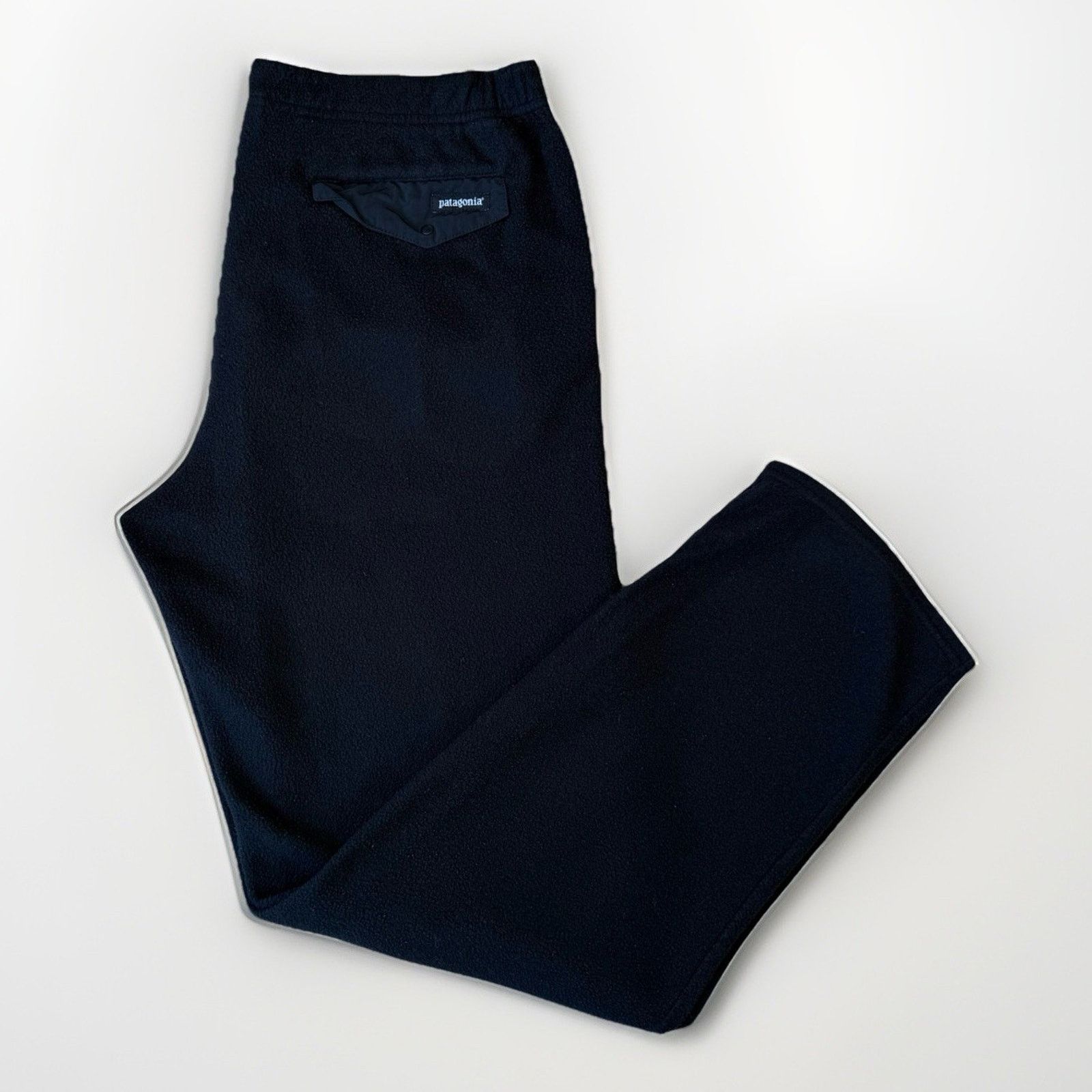 Patagonia Vintage Patagonia Snap T Fleece Pants Large Black 90s Size US 33 - 1 Thumbnail