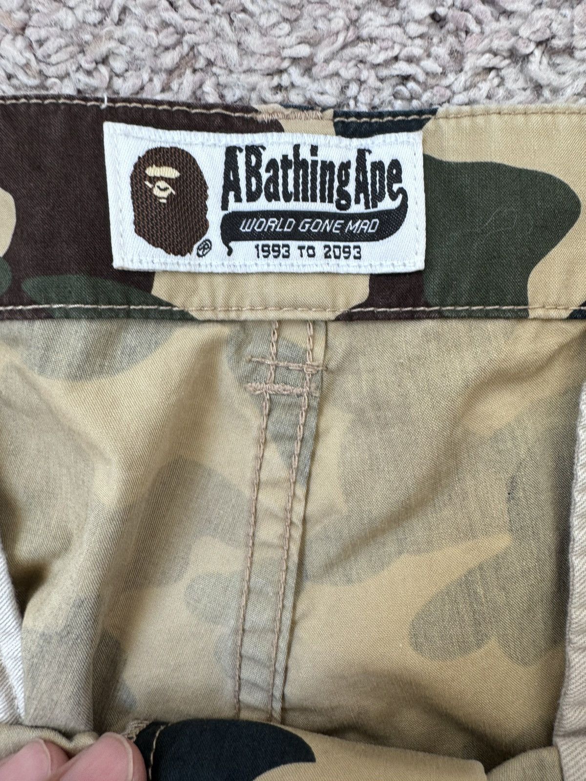 Bape Bape Camo cargo cropped pants XL Size US 36 / EU 52 - 8 Thumbnail