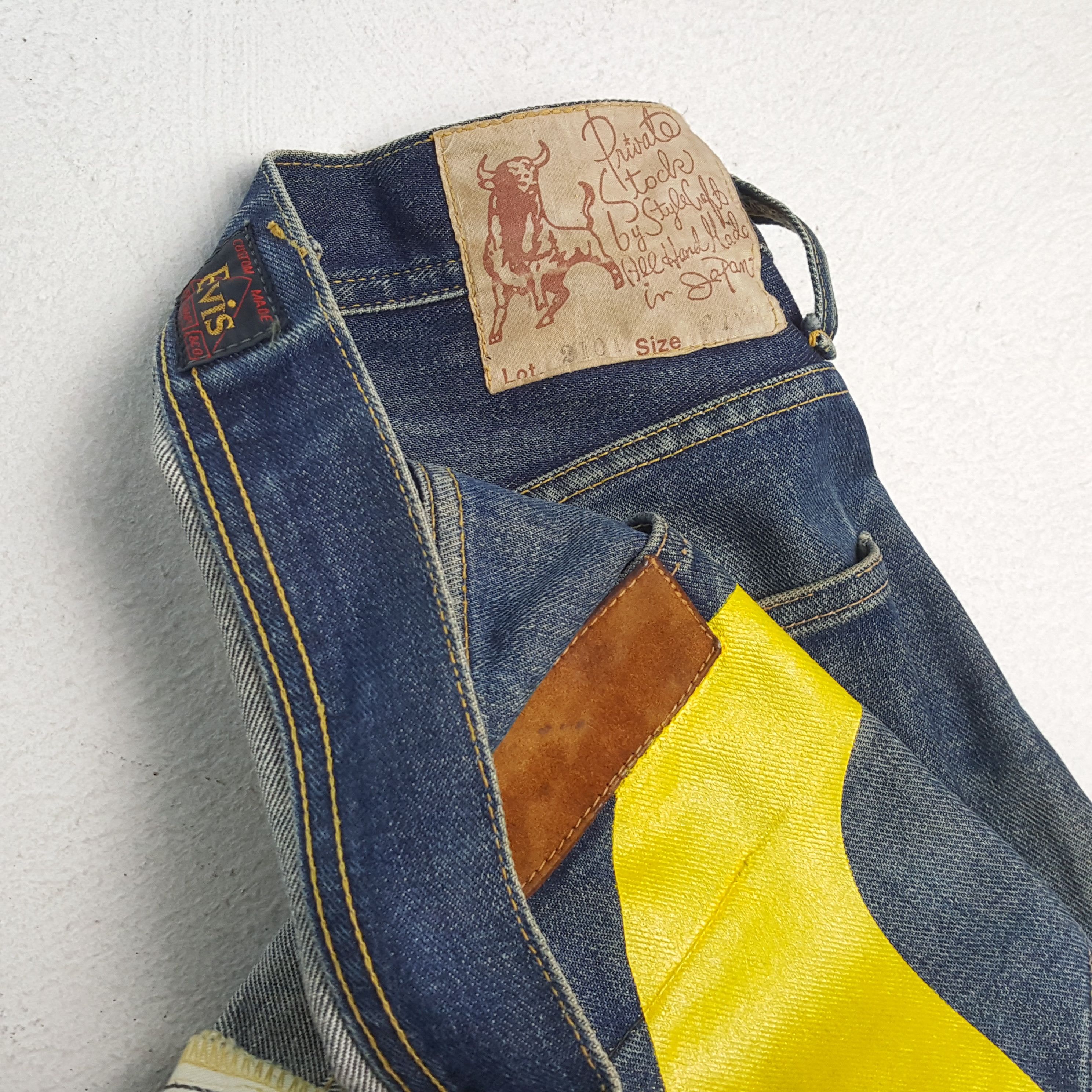 Evisu × Japanese Brand × Vintage Vintage EVIS Japanese Brand Daicock Custom Style Jeans Size US 29 - 15 Thumbnail