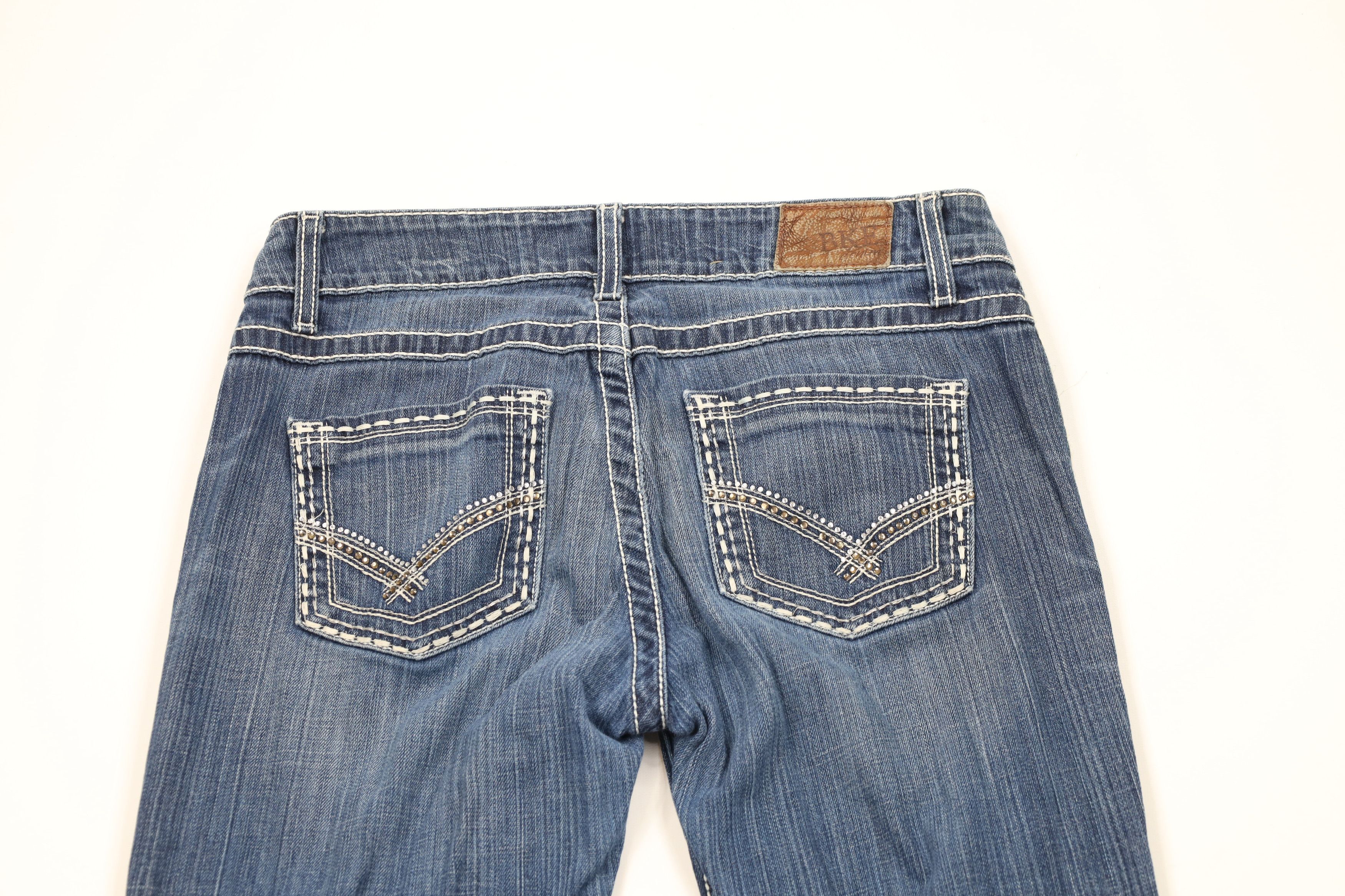Vintage Buckle BKE Thick Stitch Culture Boot Cut Denim Jeans Blue Size 30" / US 8 / IT 44 - 11 Thumbnail