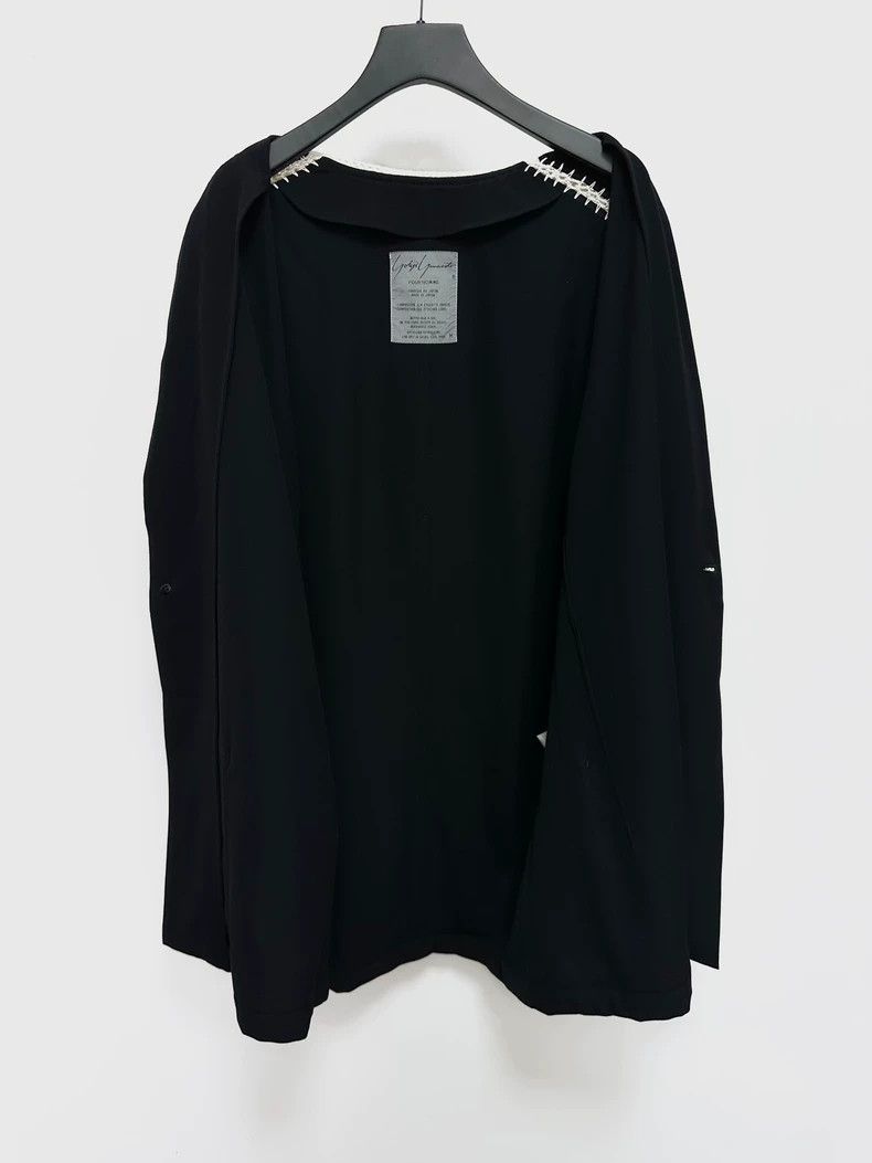 Yohji Yamamoto Yohji Yamamoto 91ss hand-knitted black show jacket Size US M / EU 48-50 / 2 - 3 Thumbnail