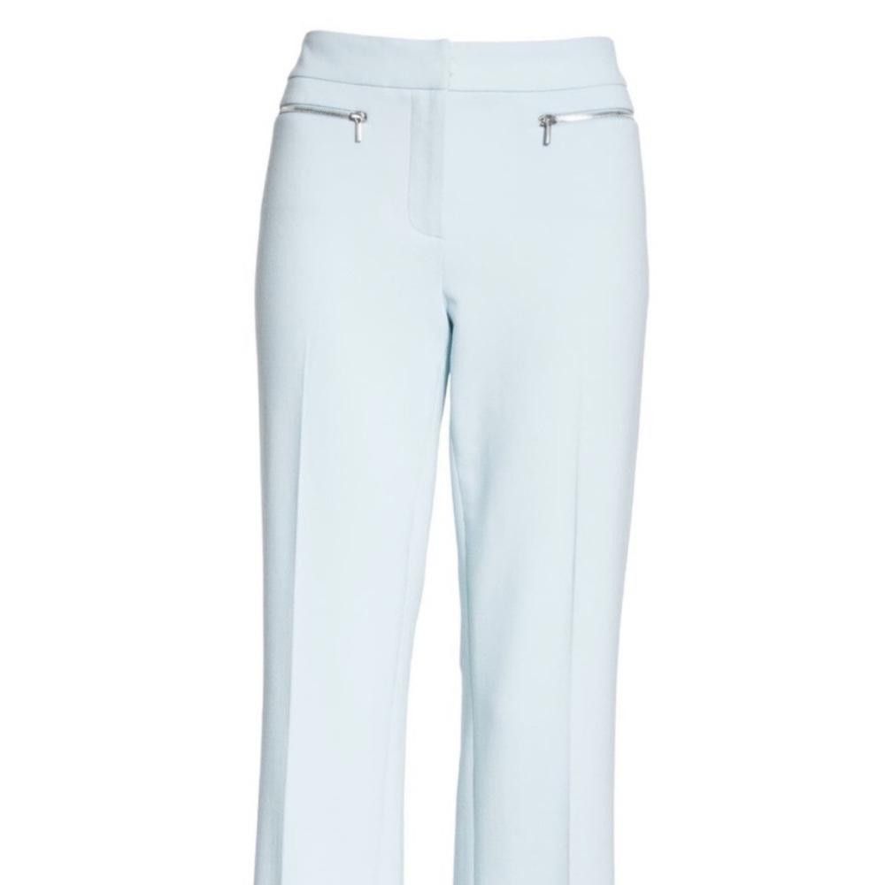 REVOLVE Lewit l Light Blue Wool Zipper Detail Pants Size 2 Size 26" / US 2 / IT 38 - 9 Thumbnail