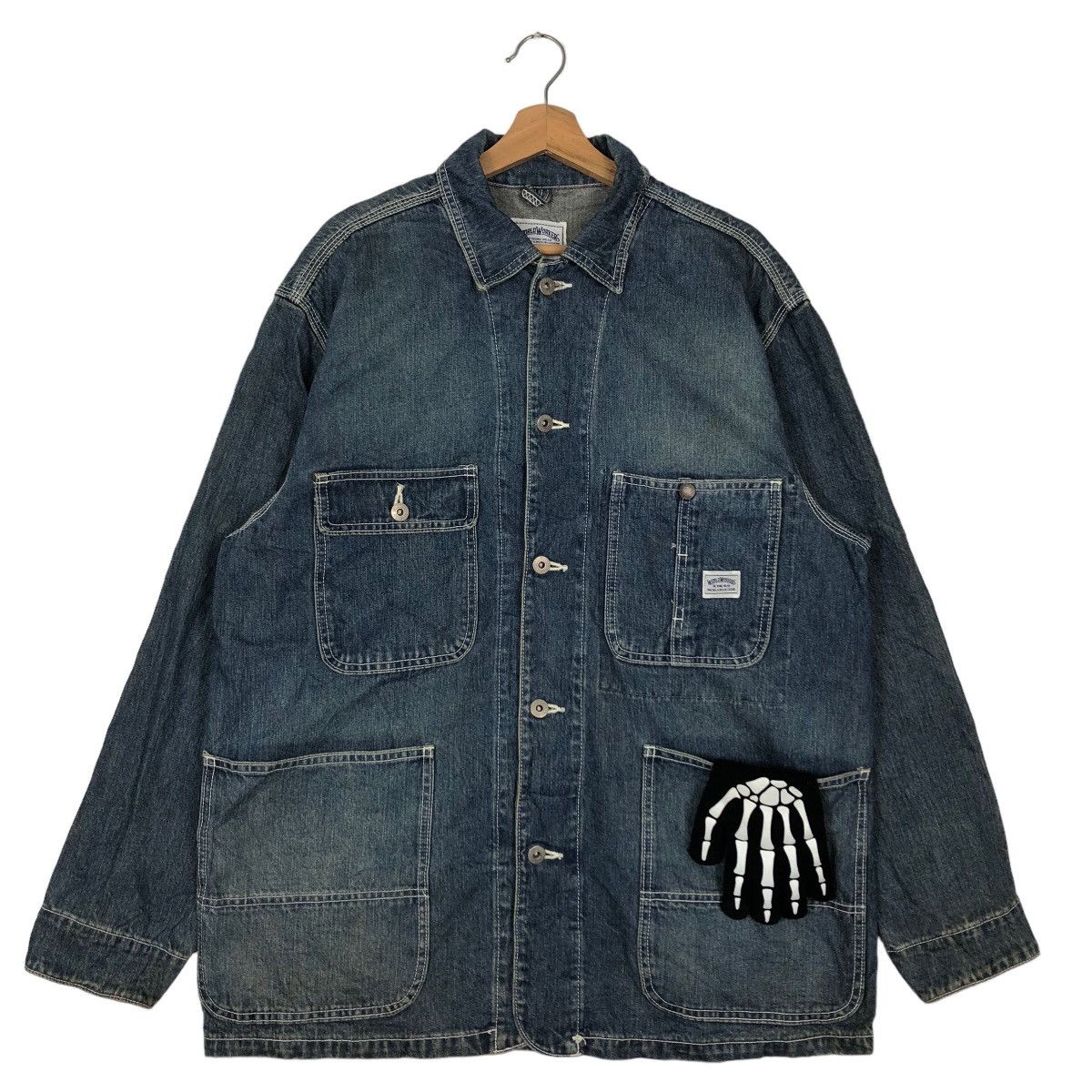 Japanese Brand 🔥Chore Denim Work Jacket Big John USA Toyo Enterprise Size US L / EU 52-54 / 3 - 2 Thumbnail