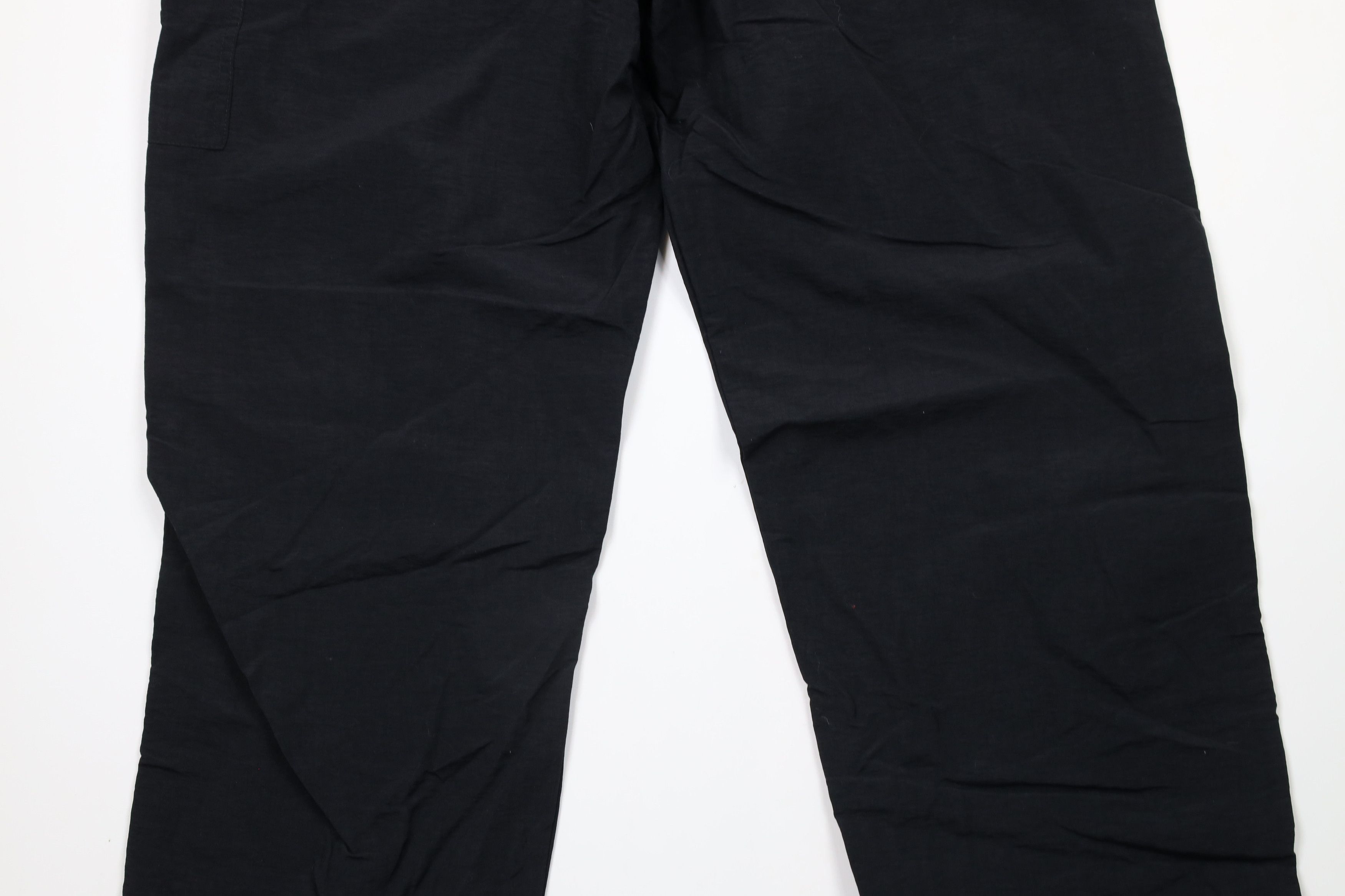 Vintage Vintage Y2K Streetwear Flared Wide Leg Cargo Pants Black Size 32" / US 10 / IT 46 - 12 Thumbnail