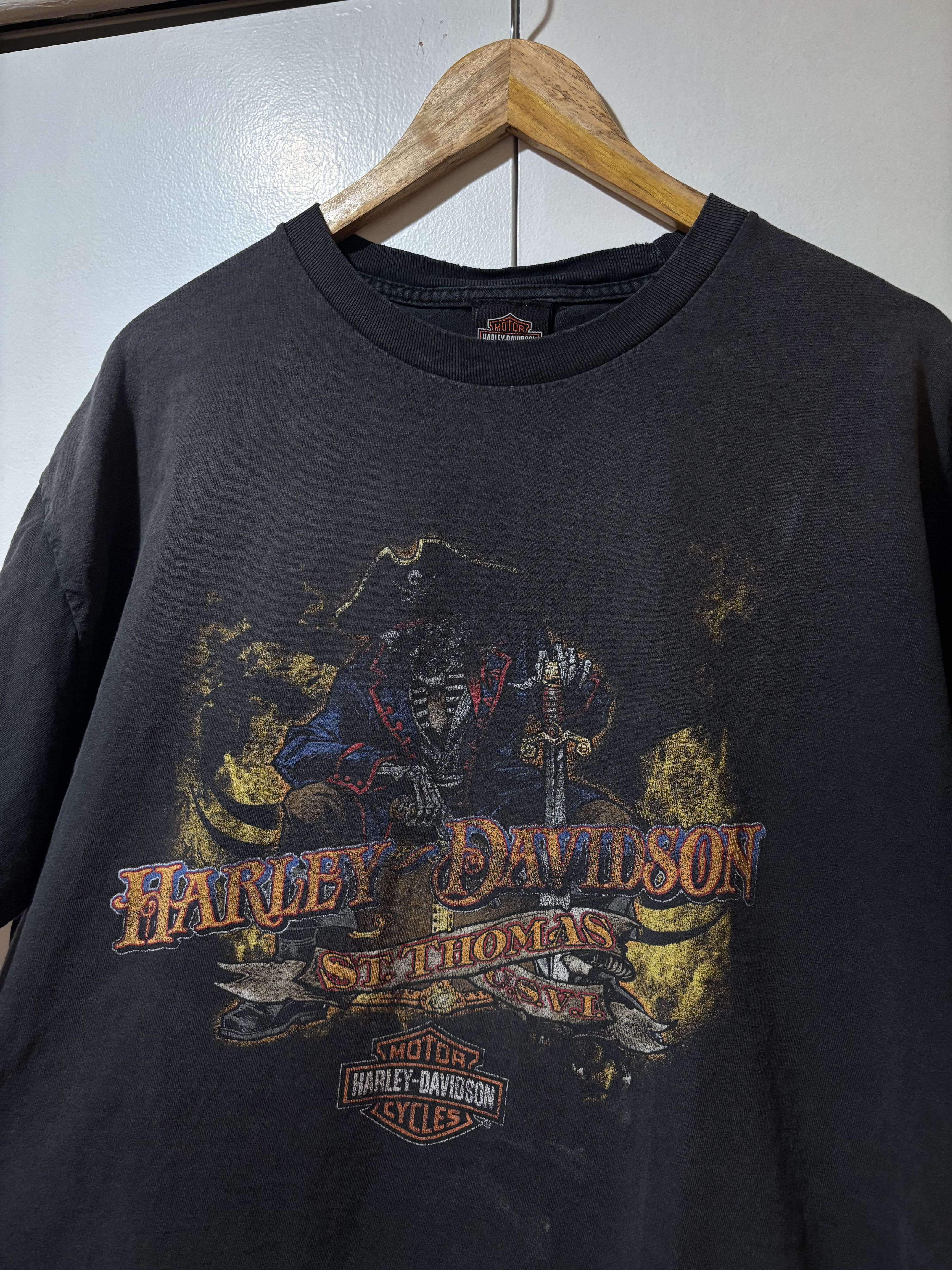 Harley Davidson × Vintage Harley Davidson Black Beards Revenge Vintage Shirt Size US L / EU 52-54 / 3 - 4 Thumbnail