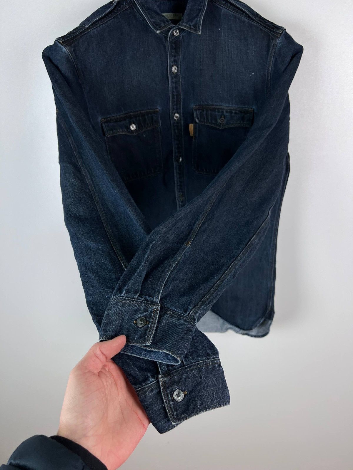 Burberry Burberry Brit luxury denim shirt size M Size US M / EU 48-50 / 2 - 10 Thumbnail