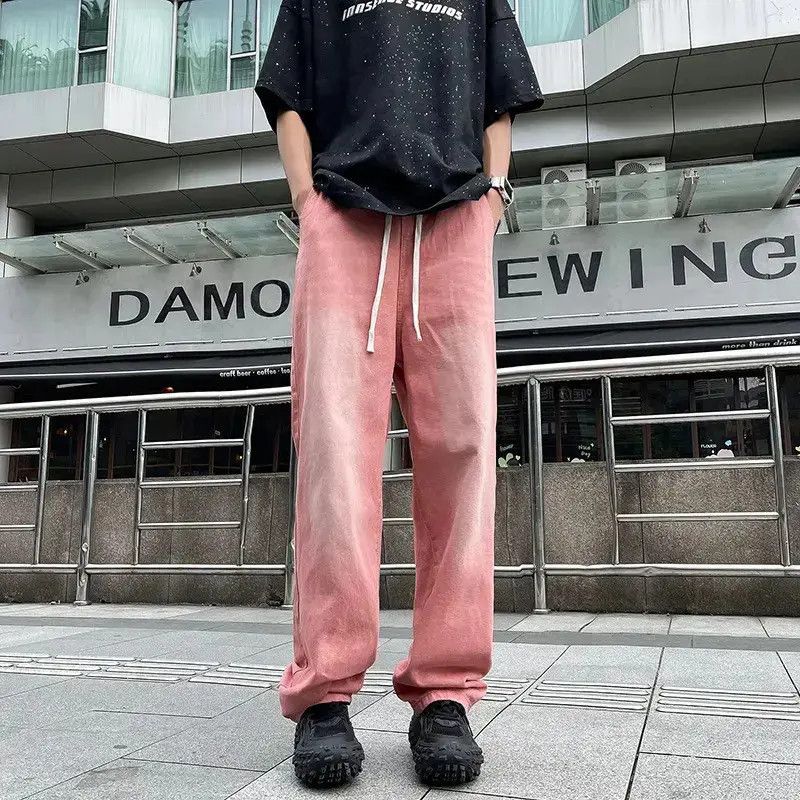 Japanese Brand Retro loose straight leg casual jeans Size US 32 / EU 48 - 6 Thumbnail