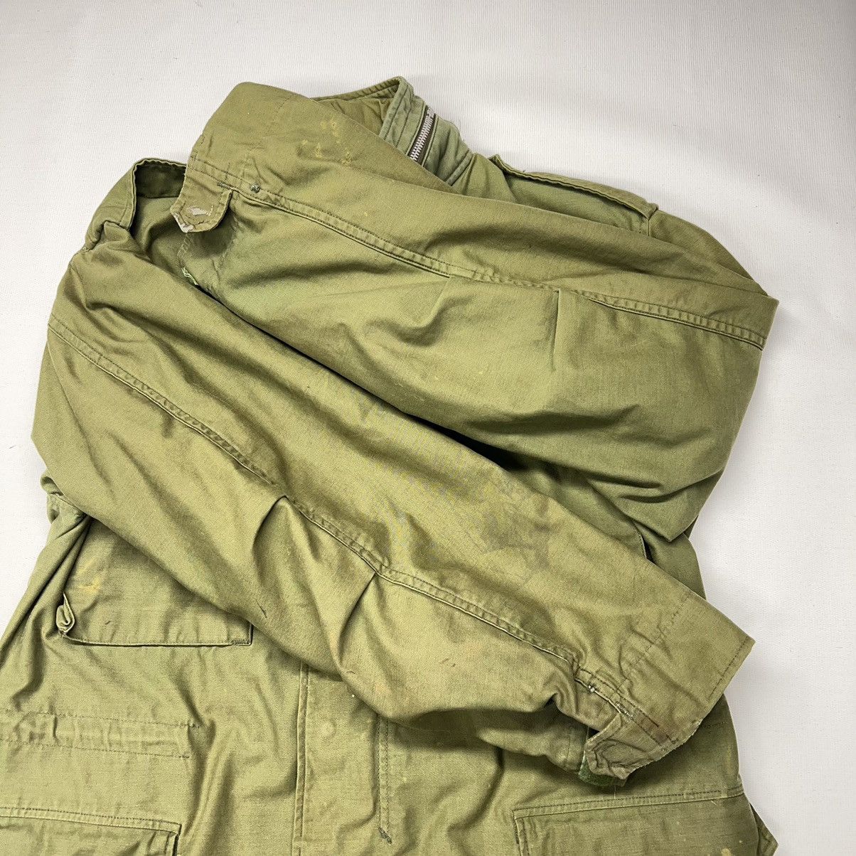 Vintage VTG Army Jacket Green M-65 Coat Field Cold Weather Military Size US M / EU 48-50 / 2 - 9 Thumbnail