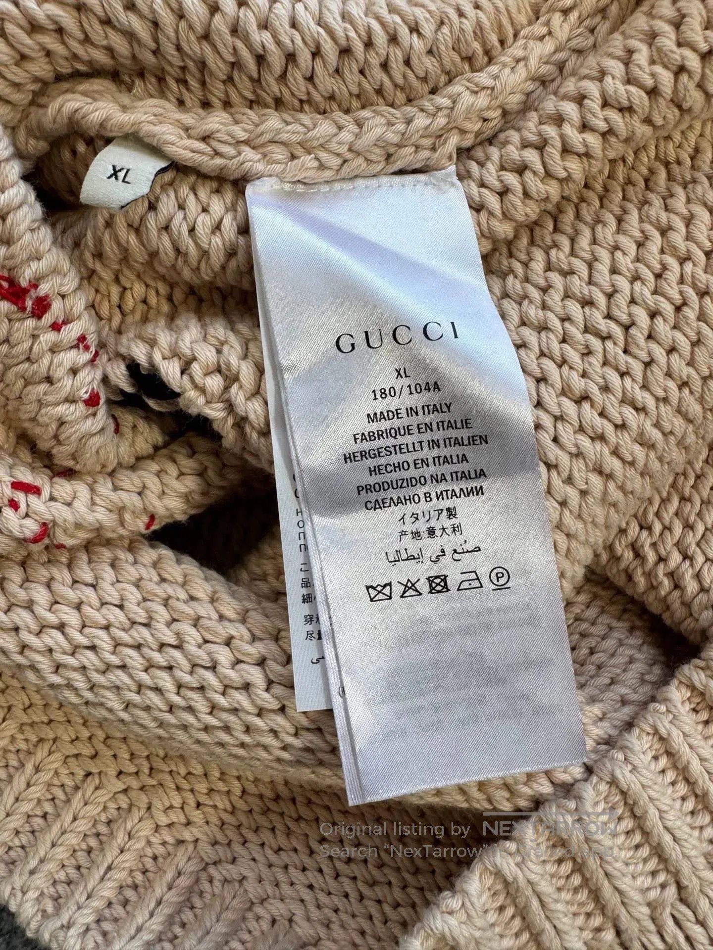 Gucci gucci animal embroidered knit sweater. Size US XL / EU 56 / 4 - 4 Thumbnail