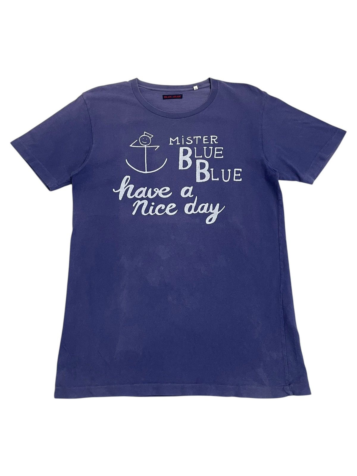 Blue Blue Japan × Japan Blue × Japanese Brand Vintage Mr Blue Blue Japan Have A Nice Day Faded Size US L / EU 52-54 / 3 - 1 Thumbnail