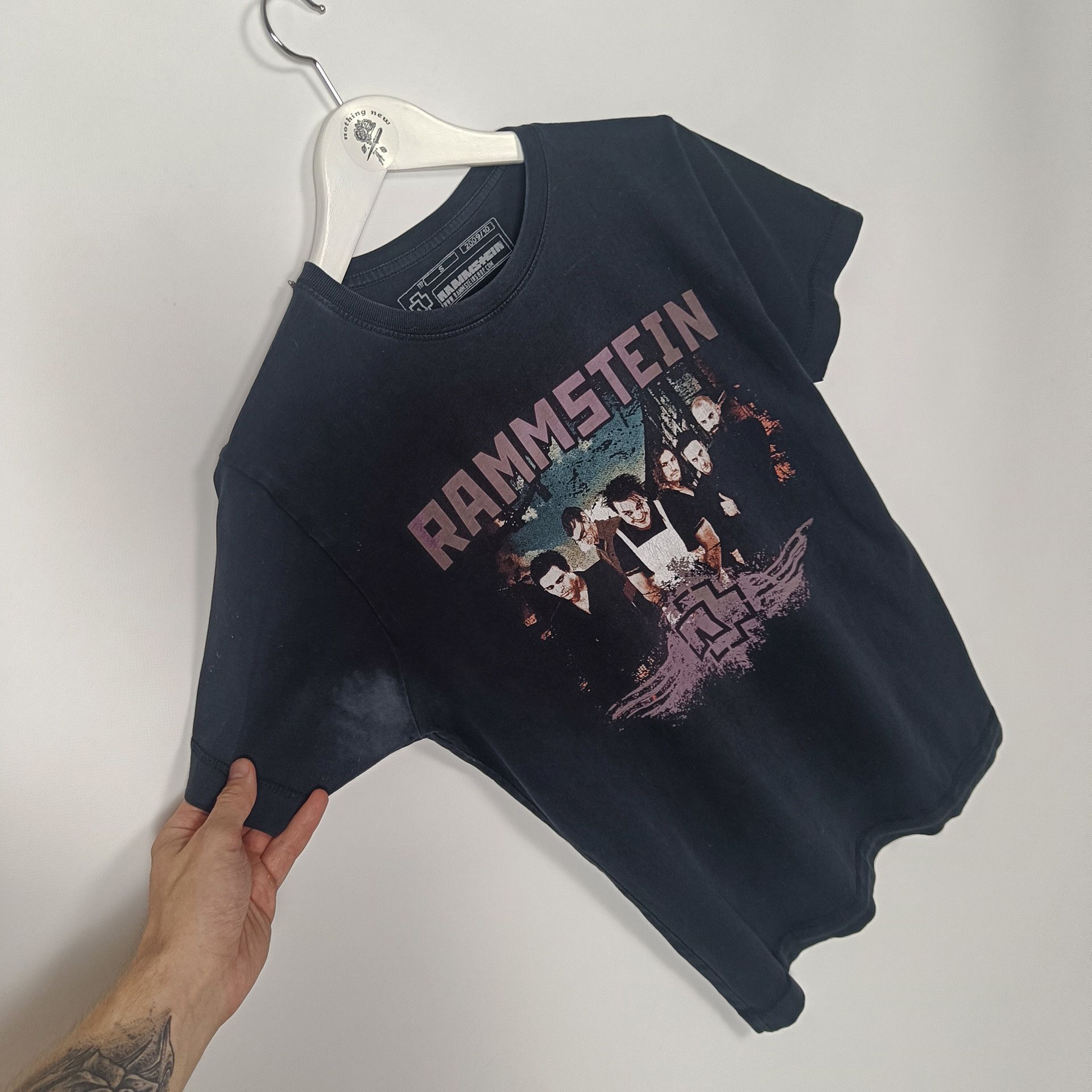 Band Tees × Vintage Vintage Rammstein Sehnsucht Tee T-shirt Size US S / EU 44-46 / 1 - 6 Thumbnail