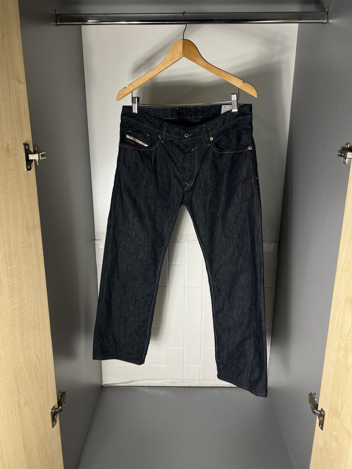 Diesel VINTAGE DIESEL INDUSTRY DENIM DIVISION JEANS CASUAL Y2K 90s Size US 32 / EU 48 - 11 Thumbnail