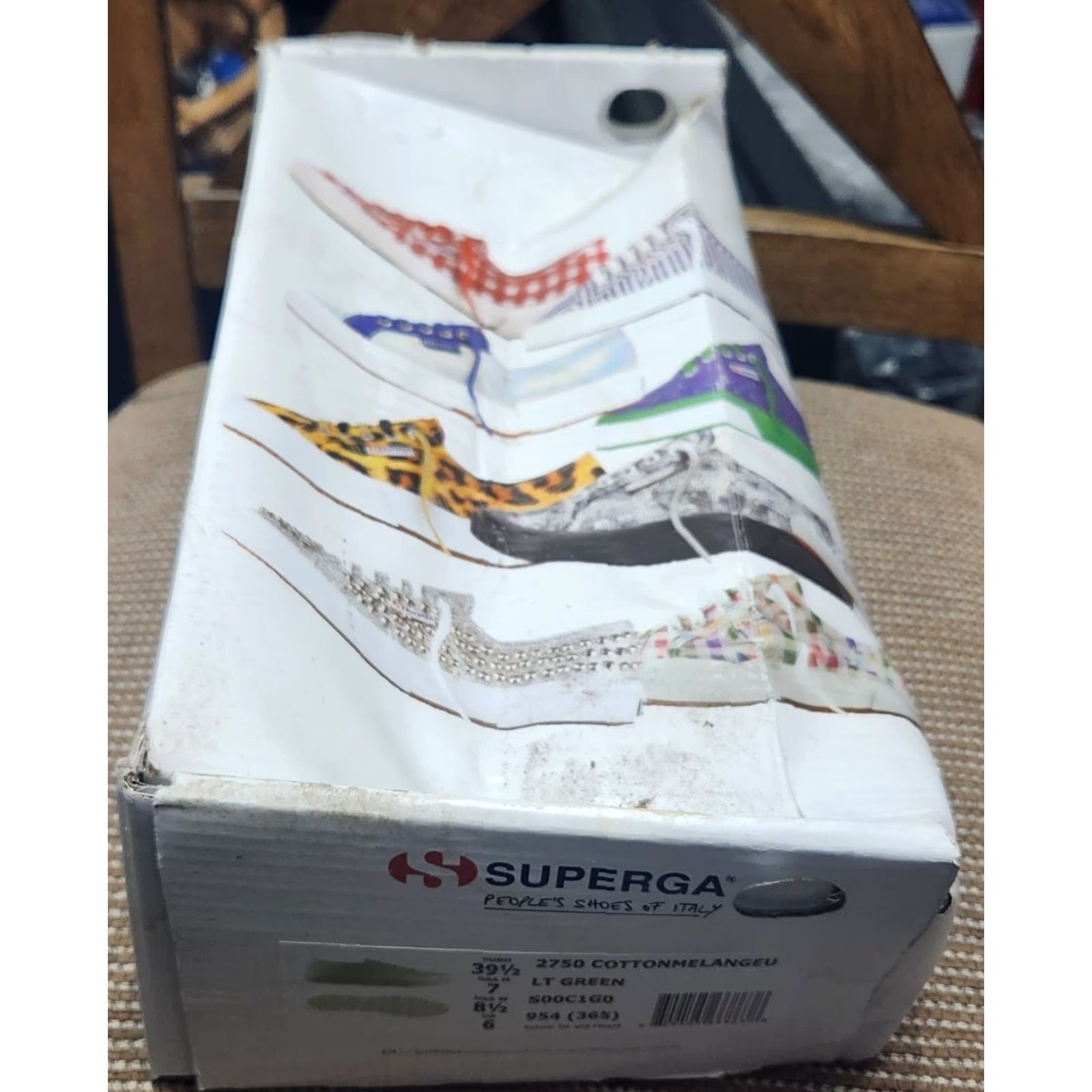 Superga Superga 2750 Cotu Classic Sneaker Green Women 8.5 Sneaker, Green, Classic, Women's Shoes, 8.5, Superga 2750, Athletic Size US 9 / IT 39 - 4 Thumbnail