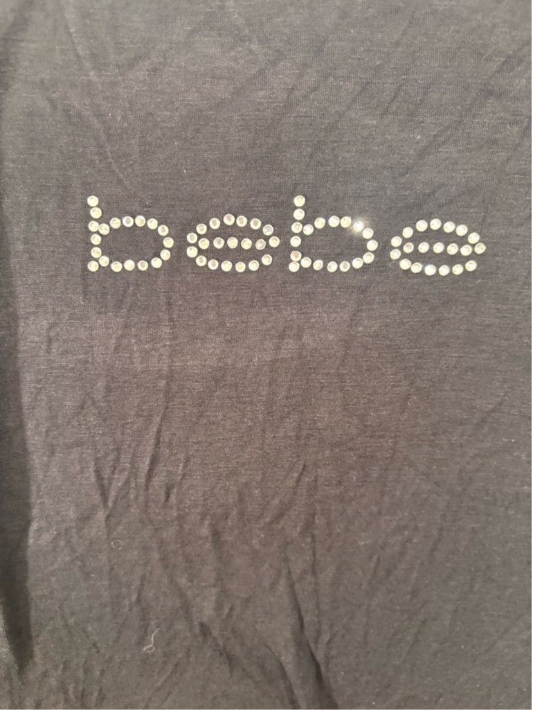 Bebe Women's Bebe Black T-Shirt Size L Size L / US 10 / IT 46 - 6 Thumbnail