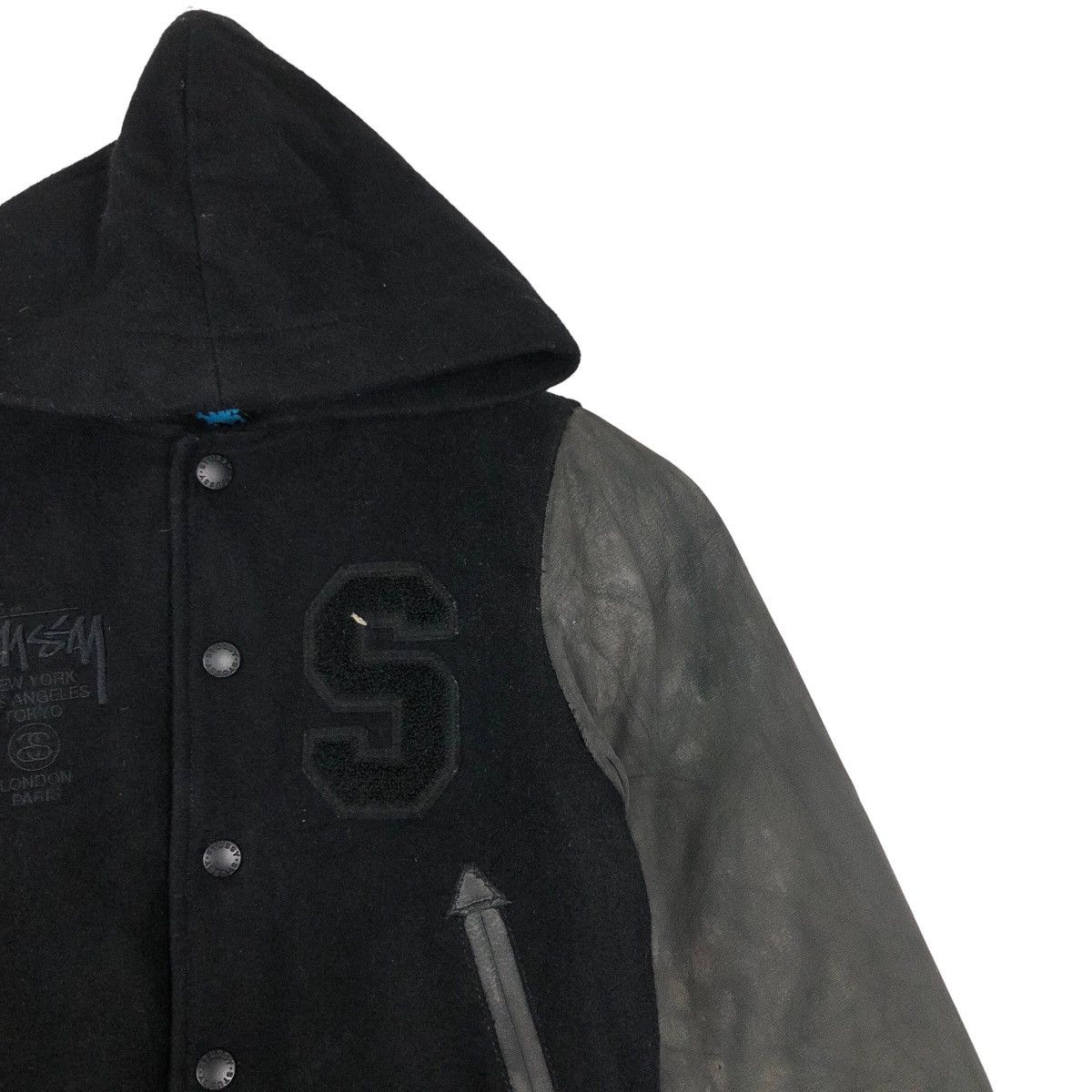 Stussy 🔥Vtg Varsity Jacket Stussy Big Logo For CHILDREN!! Size US M / EU 48-50 / 2 - 6 Thumbnail
