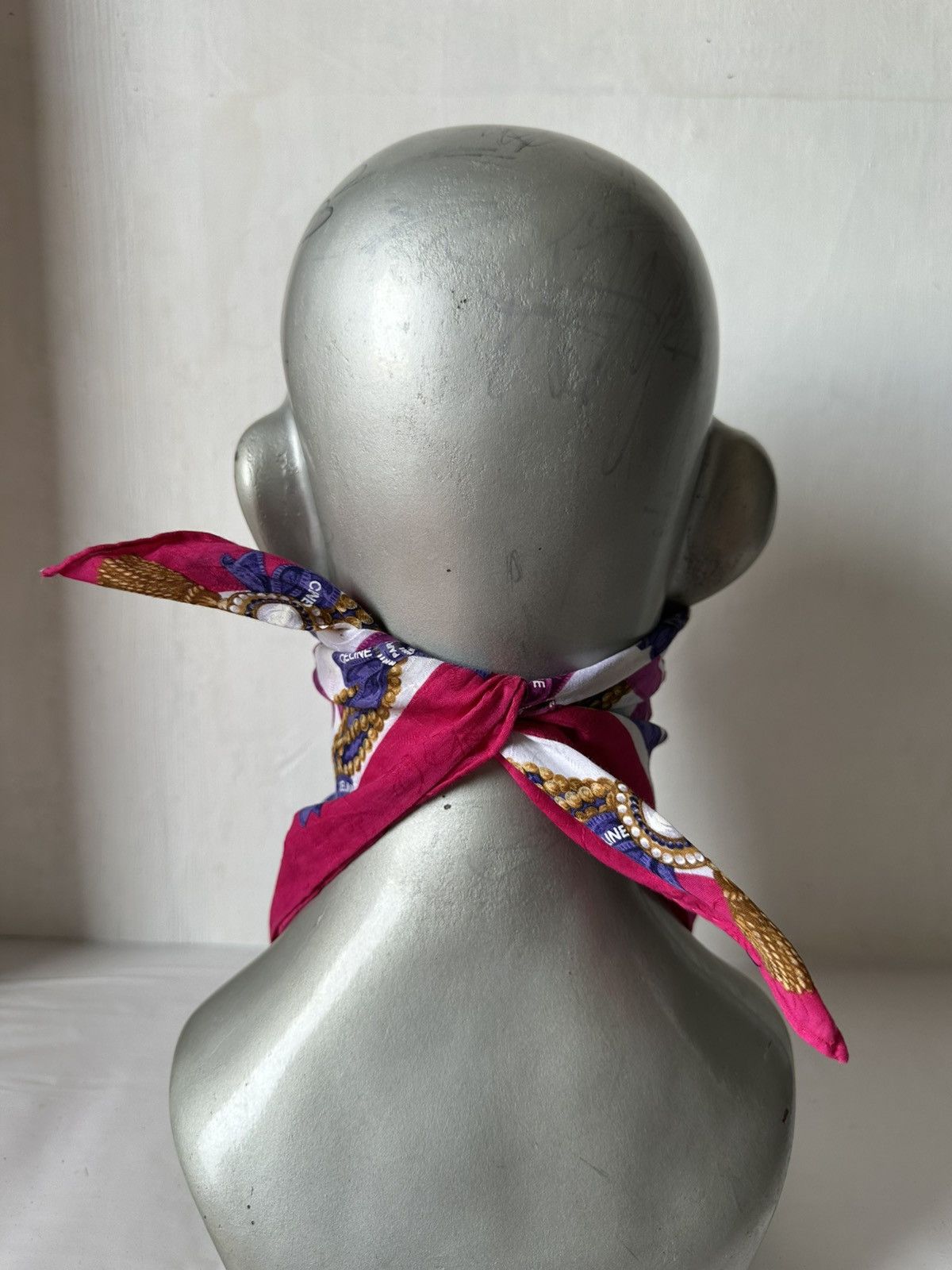 Vintage Vintage Celine Handkerchief/ Neckerchief/ Bandana Size ONE SIZE - 4 Thumbnail