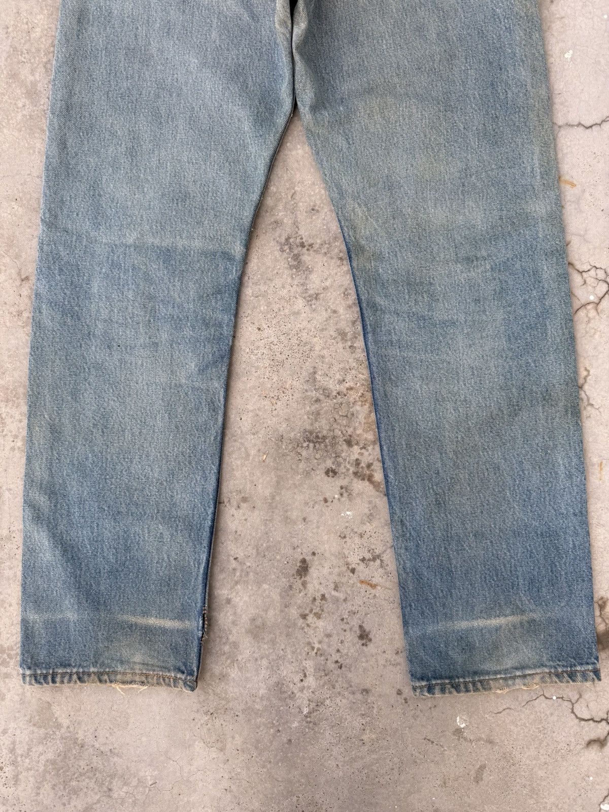 Levi's Vintage Clothing VINTAGE LEVI'S 501 USA 99' FOR WOMEN RUSTY DENIM JEAN PANTS Size US 31 - 14 Thumbnail