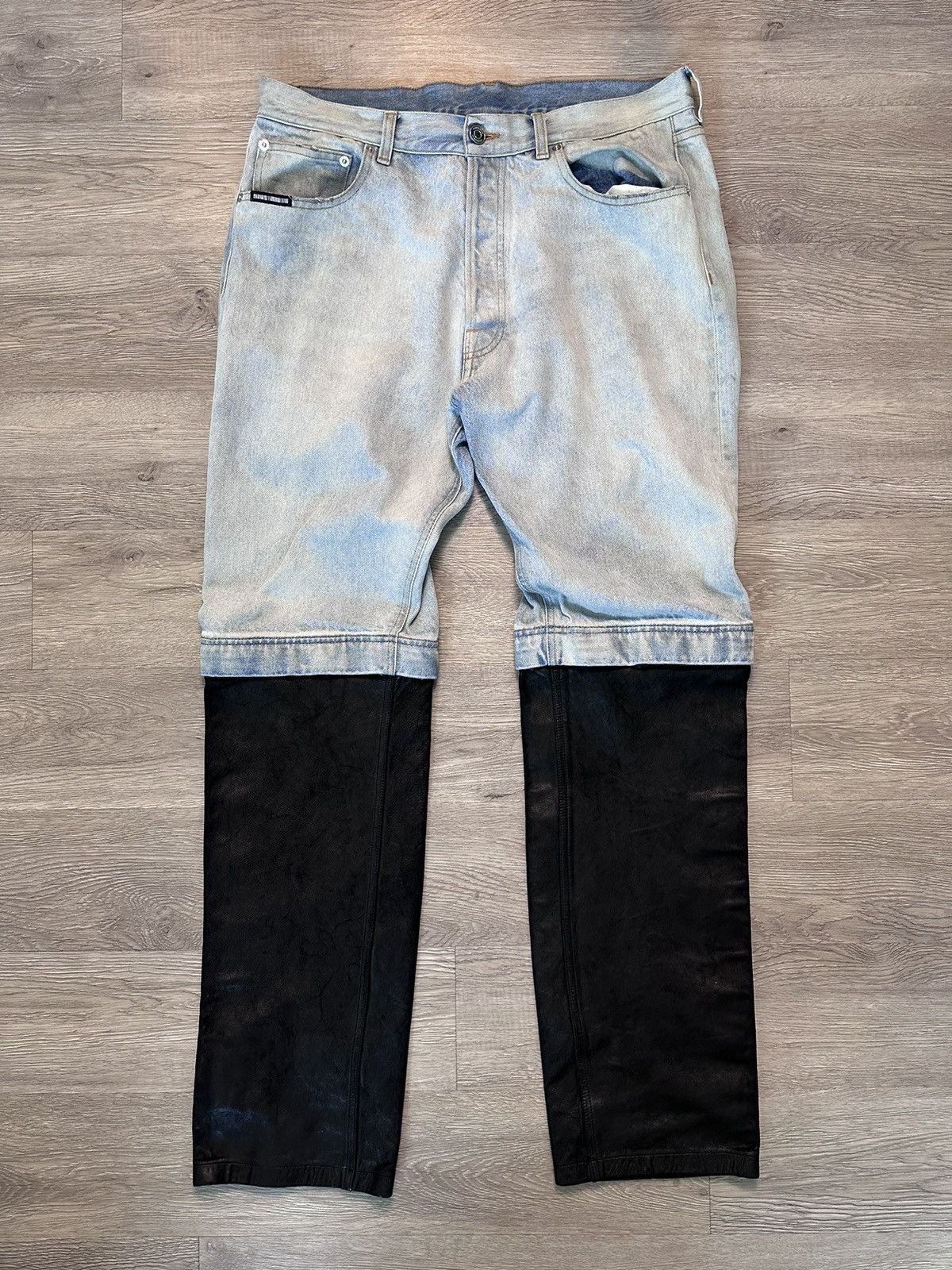 Vetements VTMNTS Denim / Leather Convertible Jeans Size US 34 / EU 50 - 1 Thumbnail