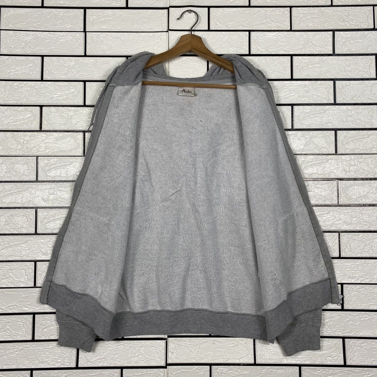 Japanese Brand Vintage Zipper Hoodie Ado Cartoon Big Logo Size US L / EU 52-54 / 3 - 14 Thumbnail