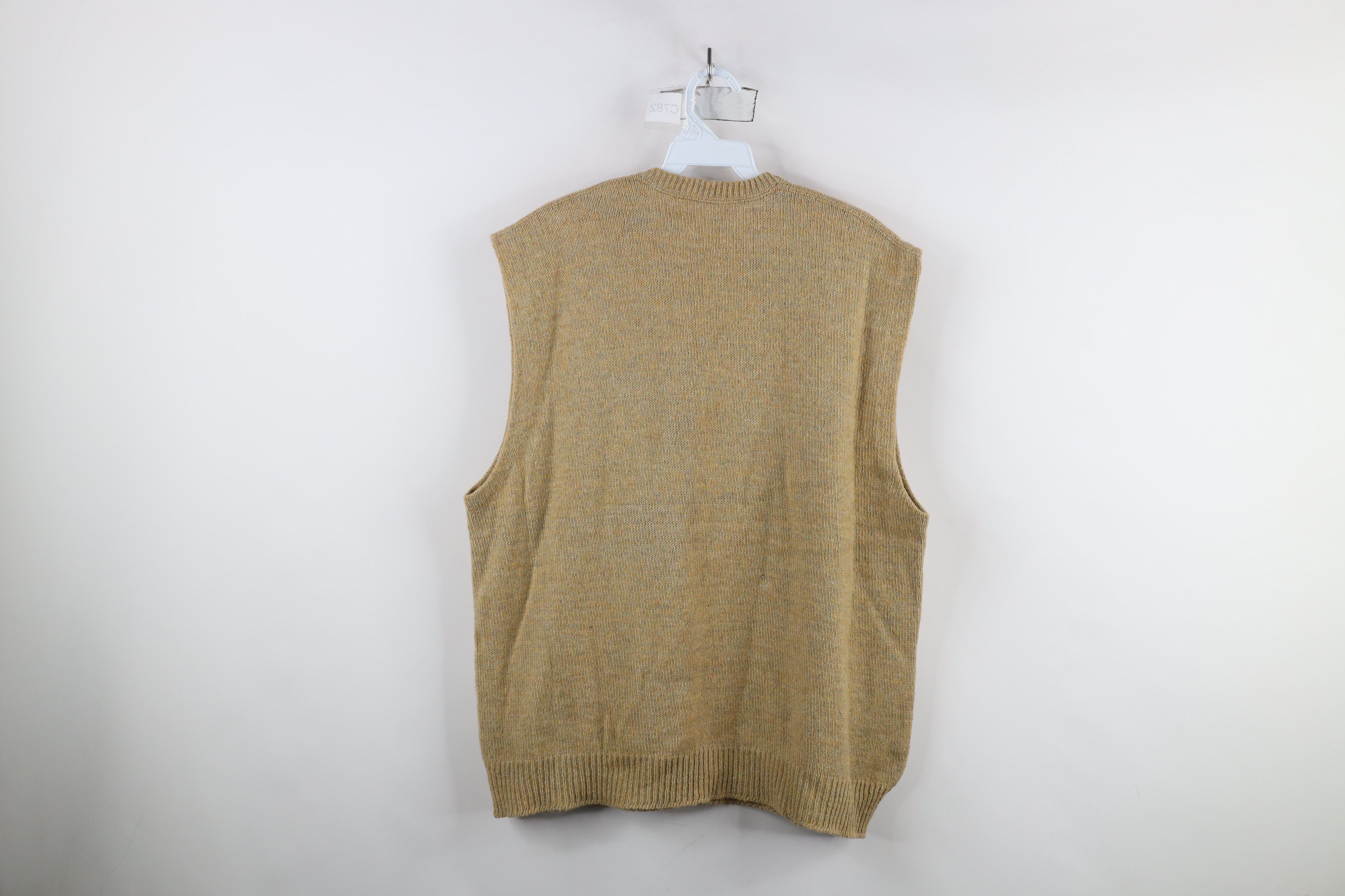 Vintage Vintage 50s 60s Streetwear Rainbow Fleck Knit Sweater Vest Size US XL / EU 56 / 4 - 5 Thumbnail