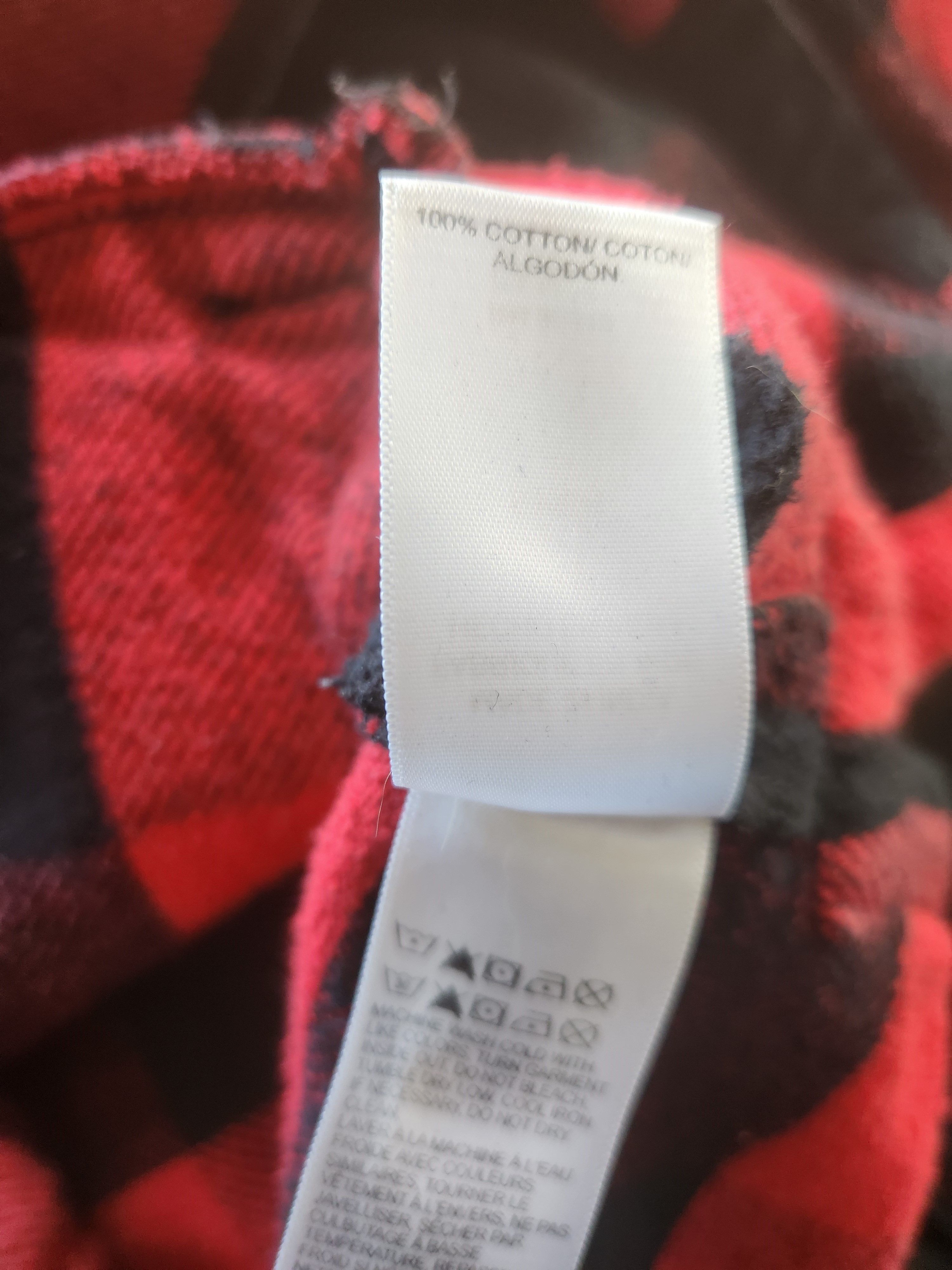 Lucky Brand 100% Cotton Button Front Black & Red Plaid Jacket Shirt Size M / US 6-8 / IT 42-44 - 4 Thumbnail