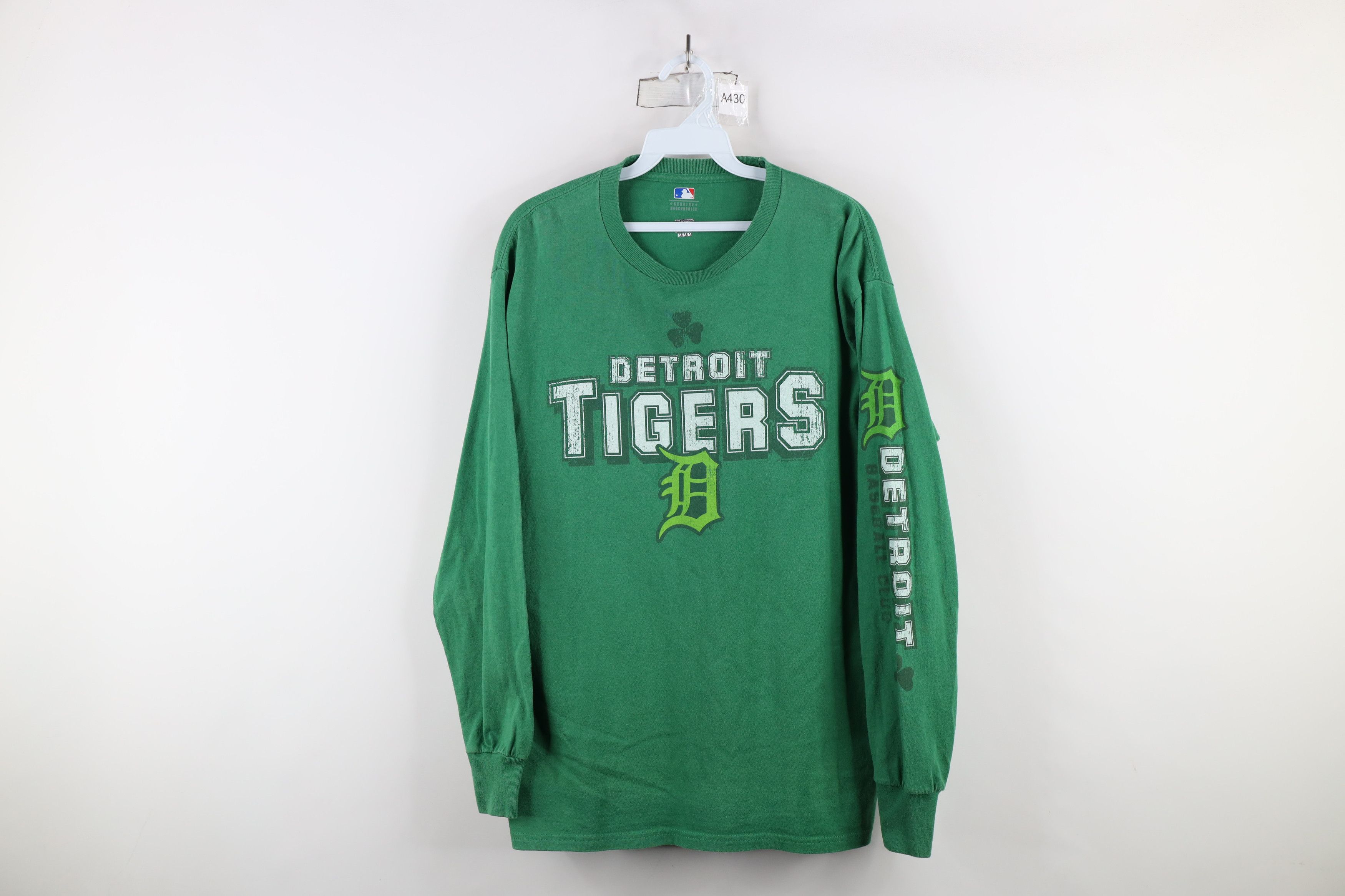 Vintage Vintage Day Detroit Tigers Baseball Long Sleeve T-Shirt Size US M / EU 48-50 / 2 - 1 Thumbnail