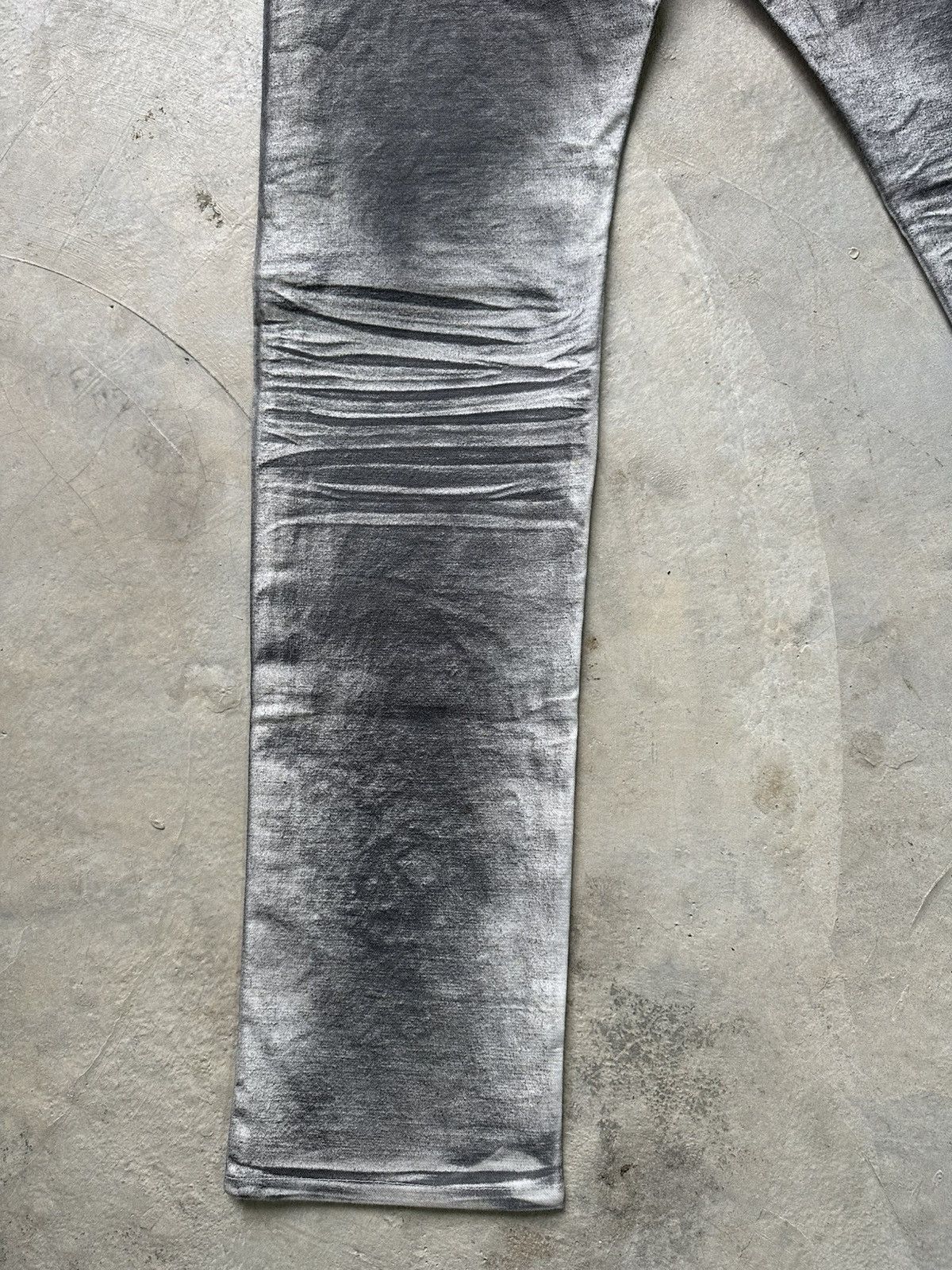 semanticdesign Vintage Japan Made Semantics Design Distressed Waxed Denim Size US 30 / EU 46 - 9 Thumbnail