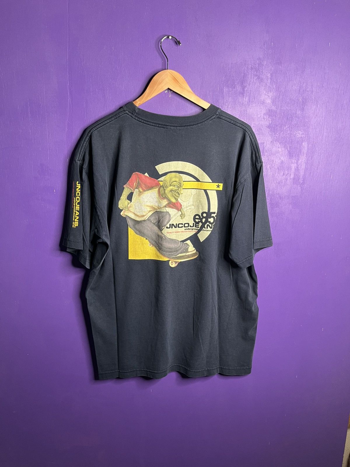 JNCO × Vintage Vintage 90s JNCO jeans E-85 mullet tee Size US XL / EU 56 / 4 - 2 Thumbnail