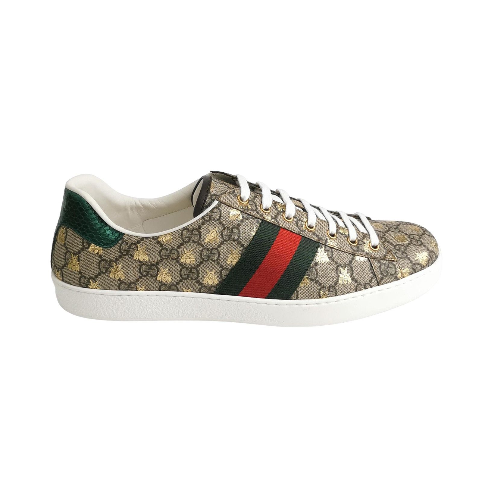 Gucci Gucci Bee GG Supreme Ace Sneakers 14 Size US 15 / EU 48 - 1 Thumbnail
