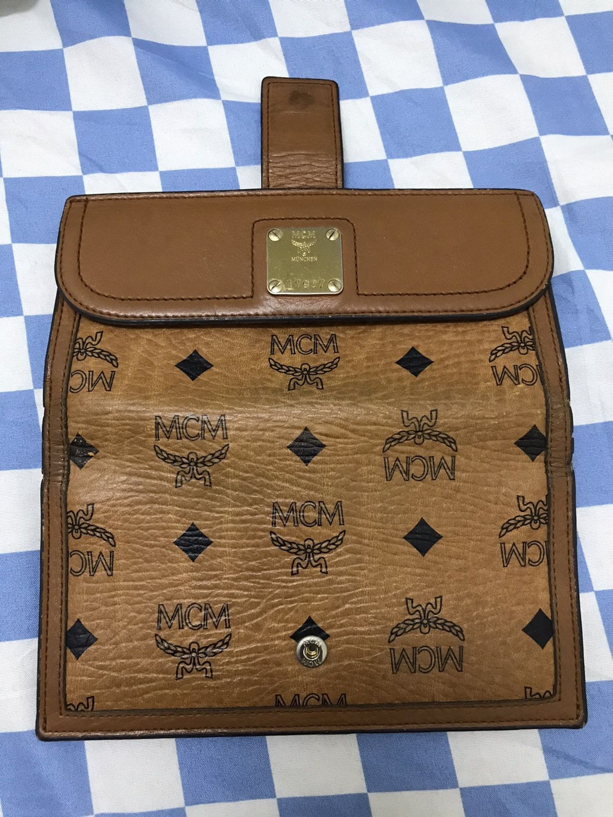 MCM MCM Leather Monogram Long Wallet Size ONE SIZE - 6 Thumbnail