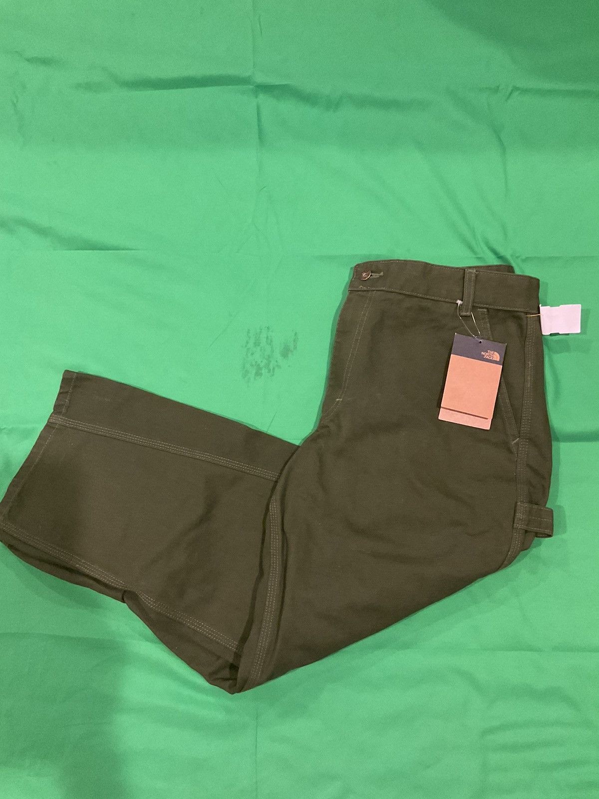 The North Face × Vintage The North Face green carpenter pants Size 36" / US 14 / IT 50 - 1 Thumbnail